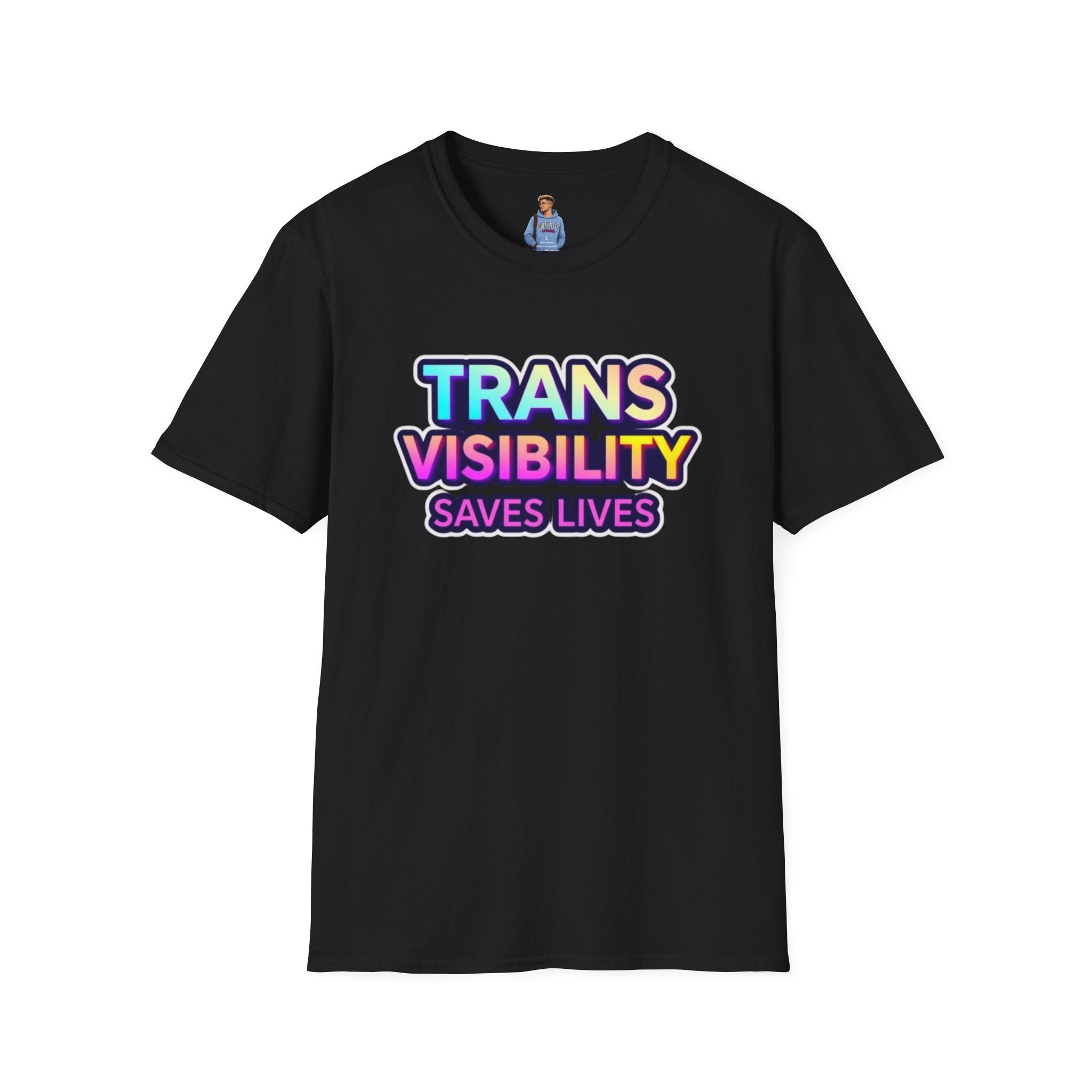 Trans Visibility Saves Lives Statement T-shirt