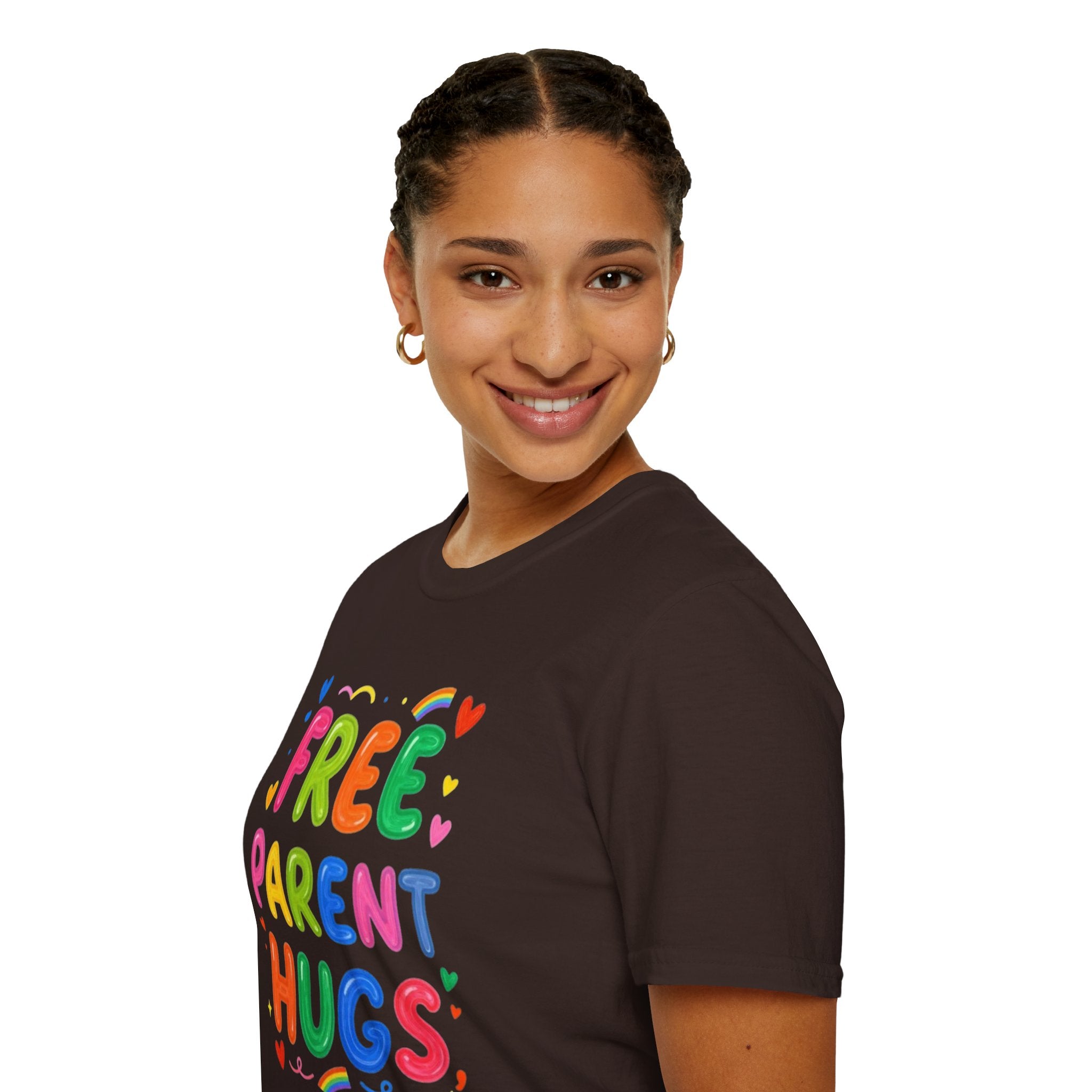 Free Parent Hugs Affirming T-Shirt