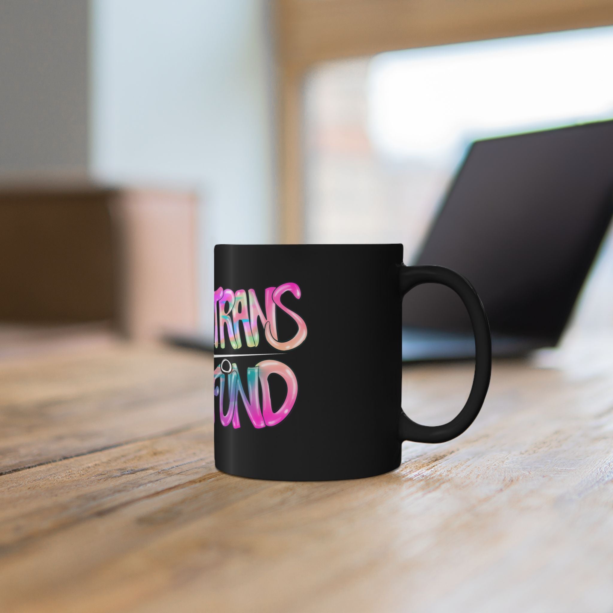 BTTF - Black Trans Travel Fund Black Ceramic Mug 11oz/15oz