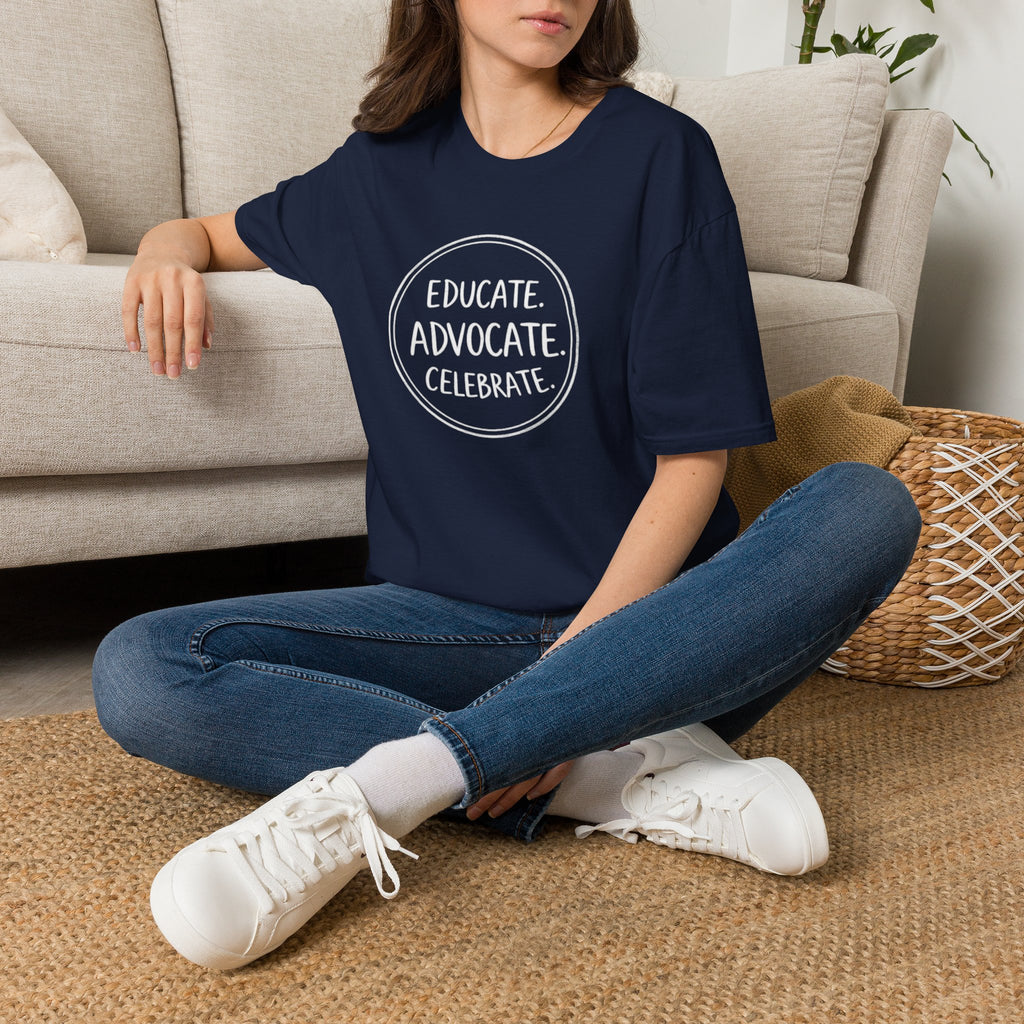Subtle Pride Educate Advocate Celebrate