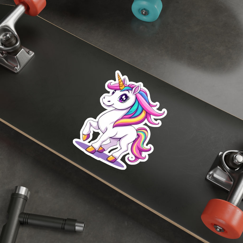 Die-Cut Stickers - Cute Unicorn - EqualiTees.Me