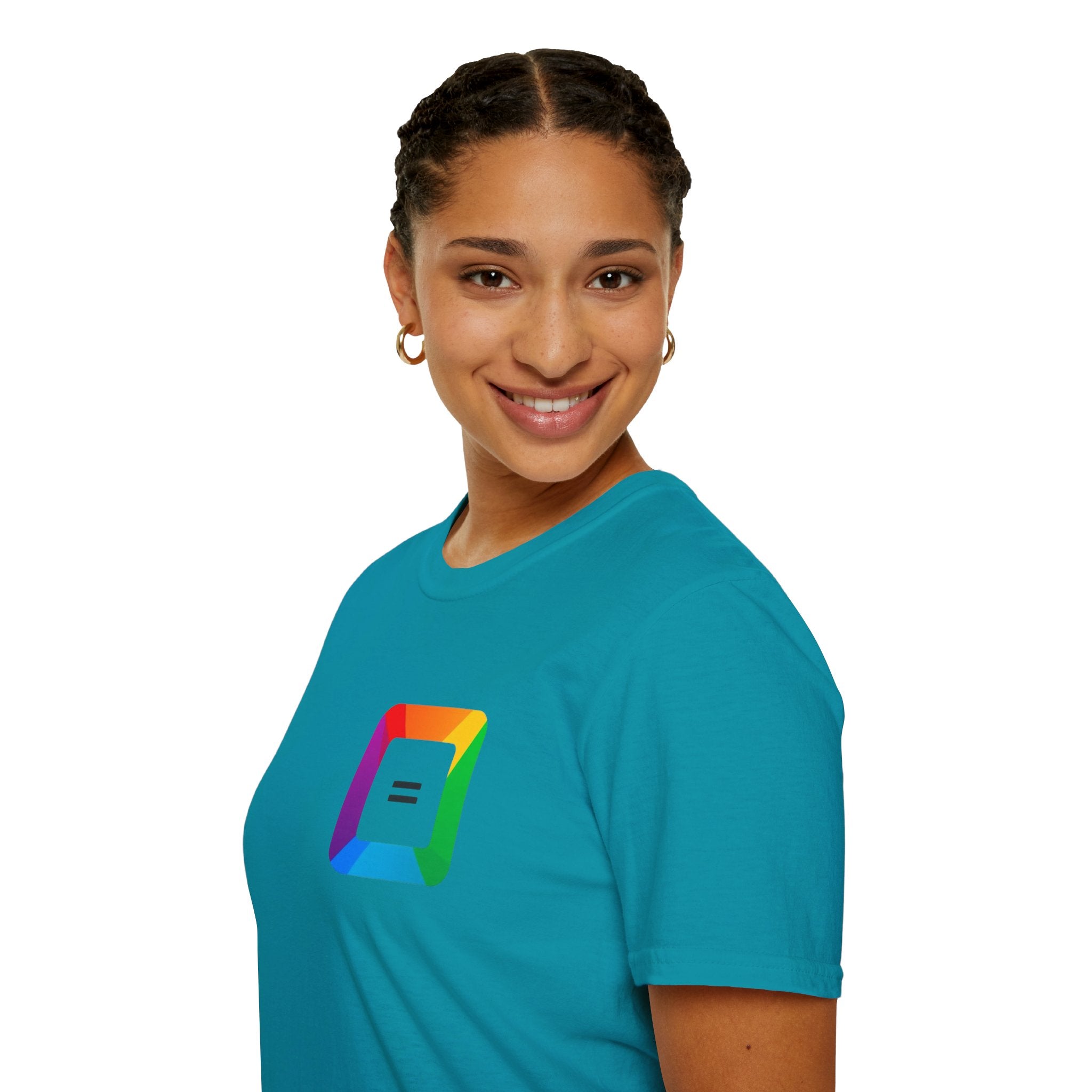 Pride-Theme Unisex Softstyle T-Shirt - "True freedom is Equality for ALL"