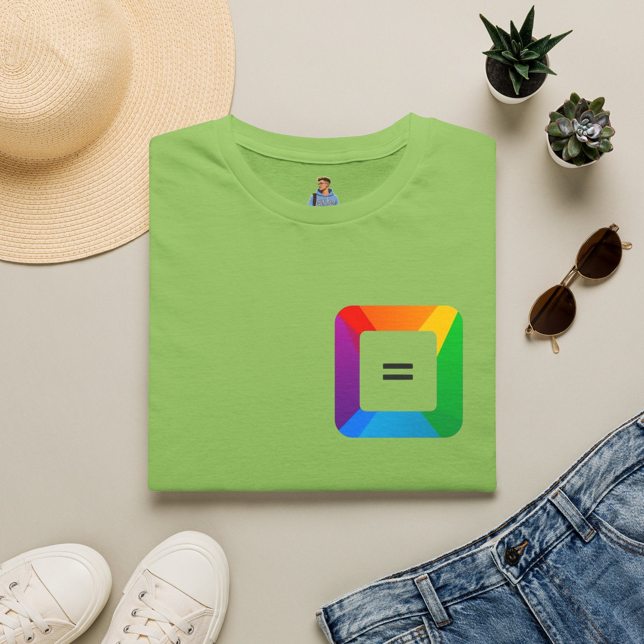 Pride-Theme Unisex Softstyle T-Shirt - "True freedom is Equality for ALL"