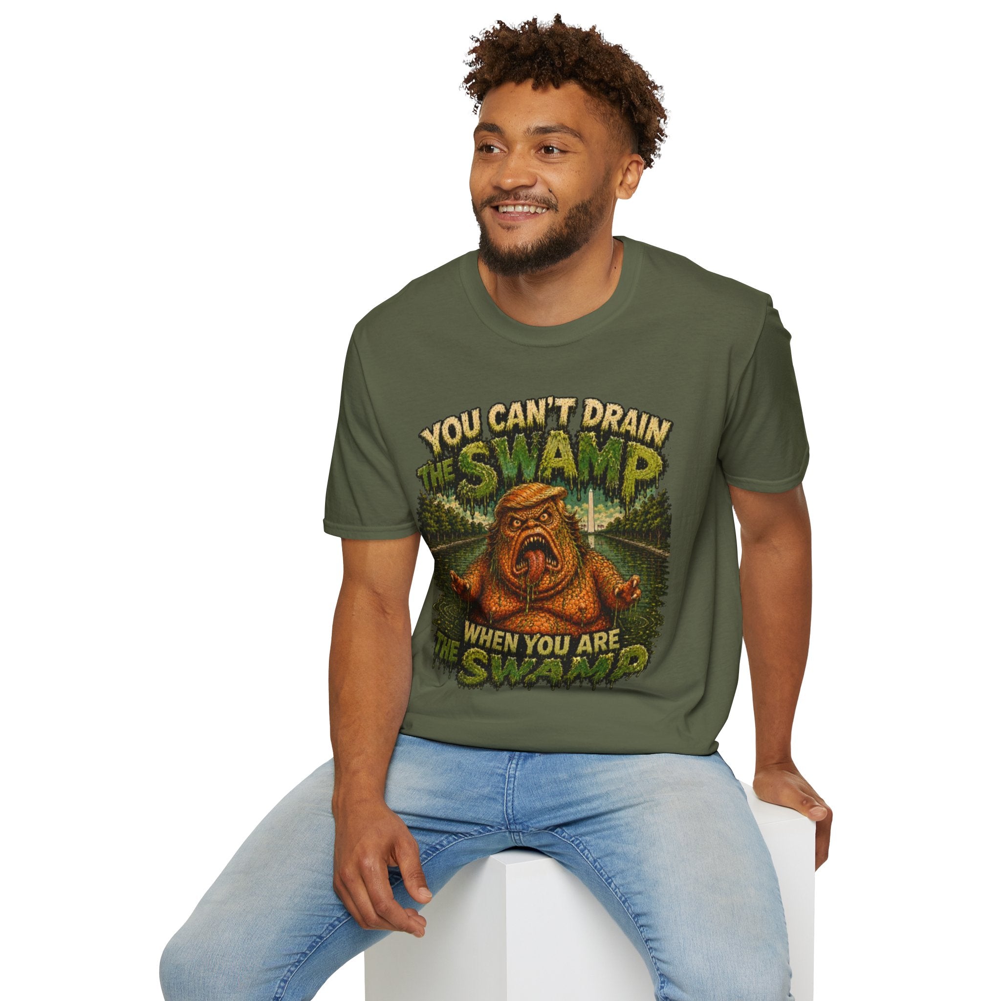 T-Shirt — "You Can't Drain the Swamp when you ARE the Swamp" Graphic Tee