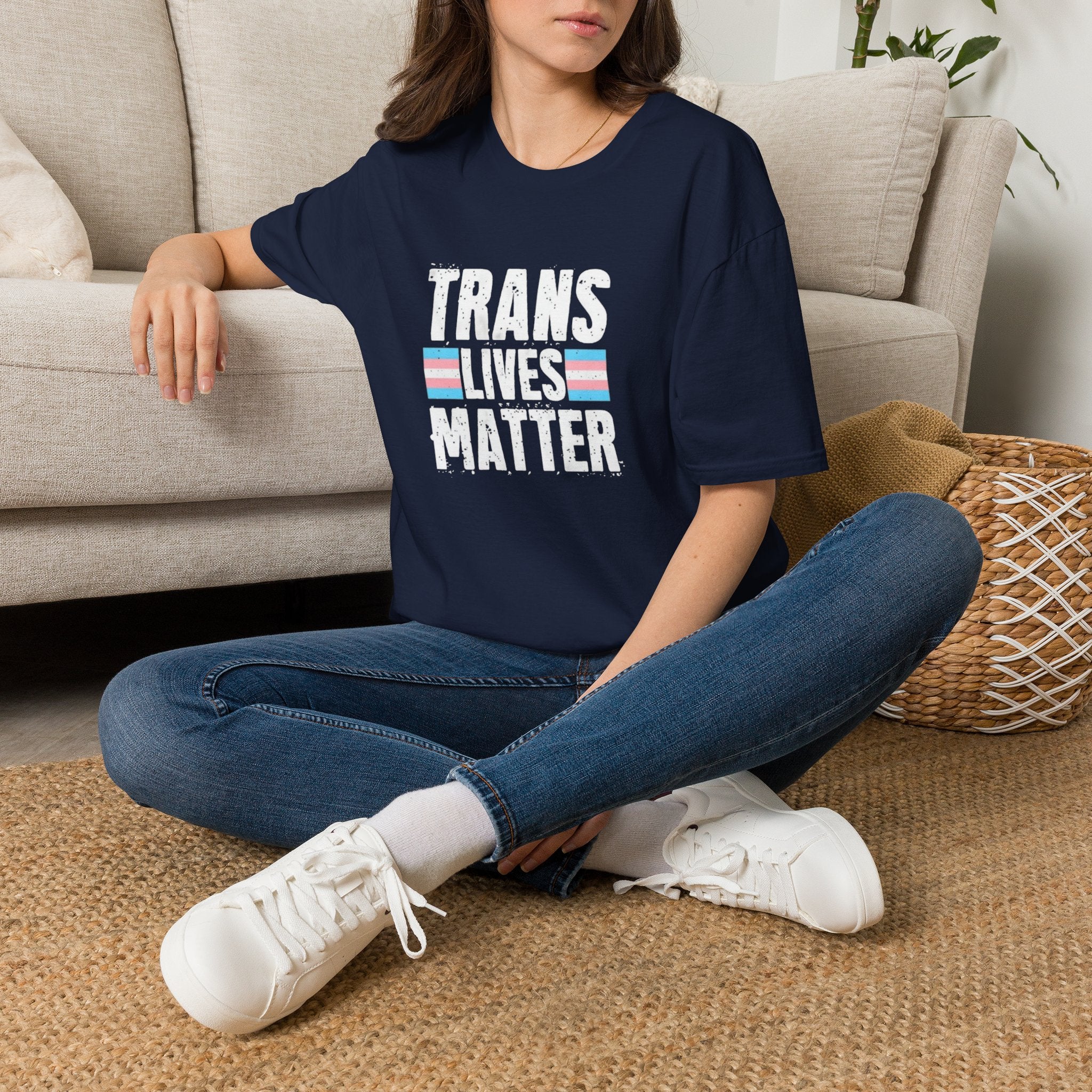 Trans Lives Matter Unisex Softstyle T-Shirt - Support LGBTQ+ Rights