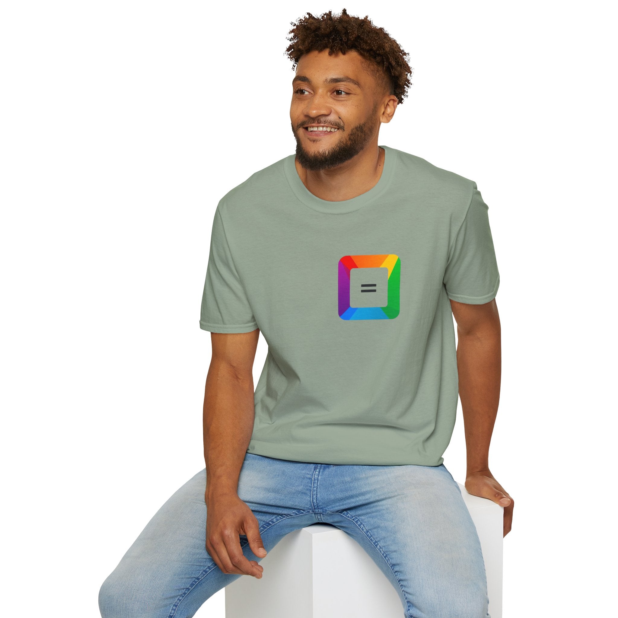 Pride-Theme Unisex Softstyle T-Shirt - "True freedom is Equality for ALL"