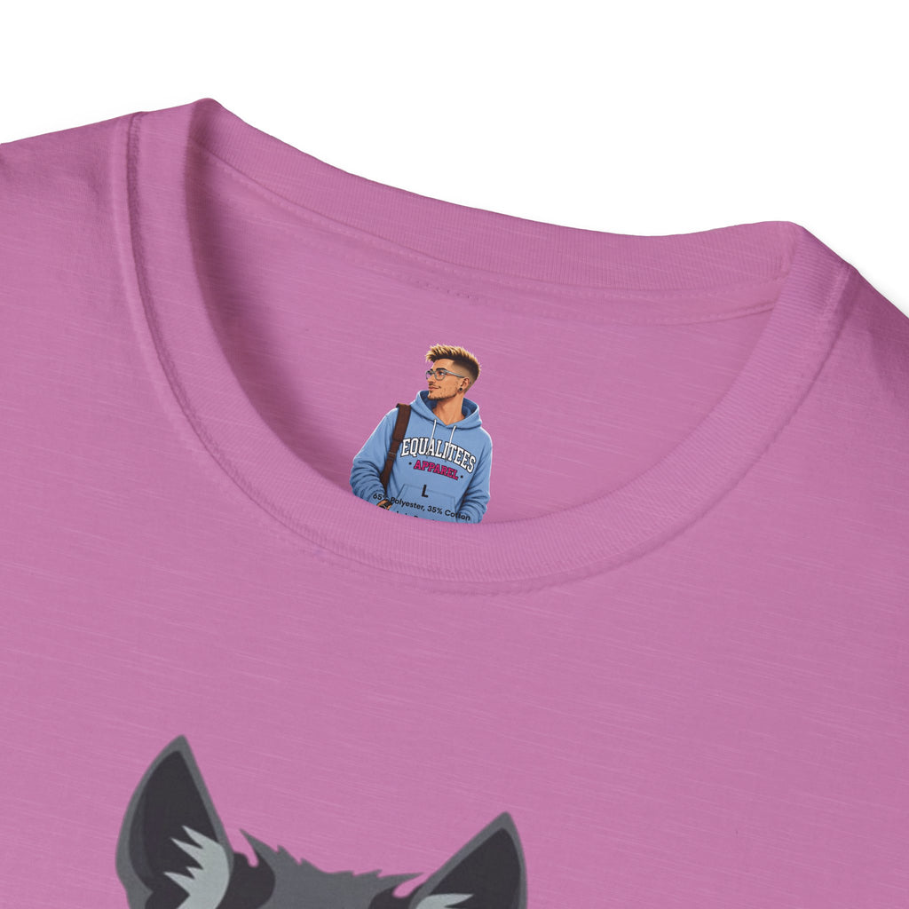 Mystical Wolf Design Unisex Softstyle T-shirt