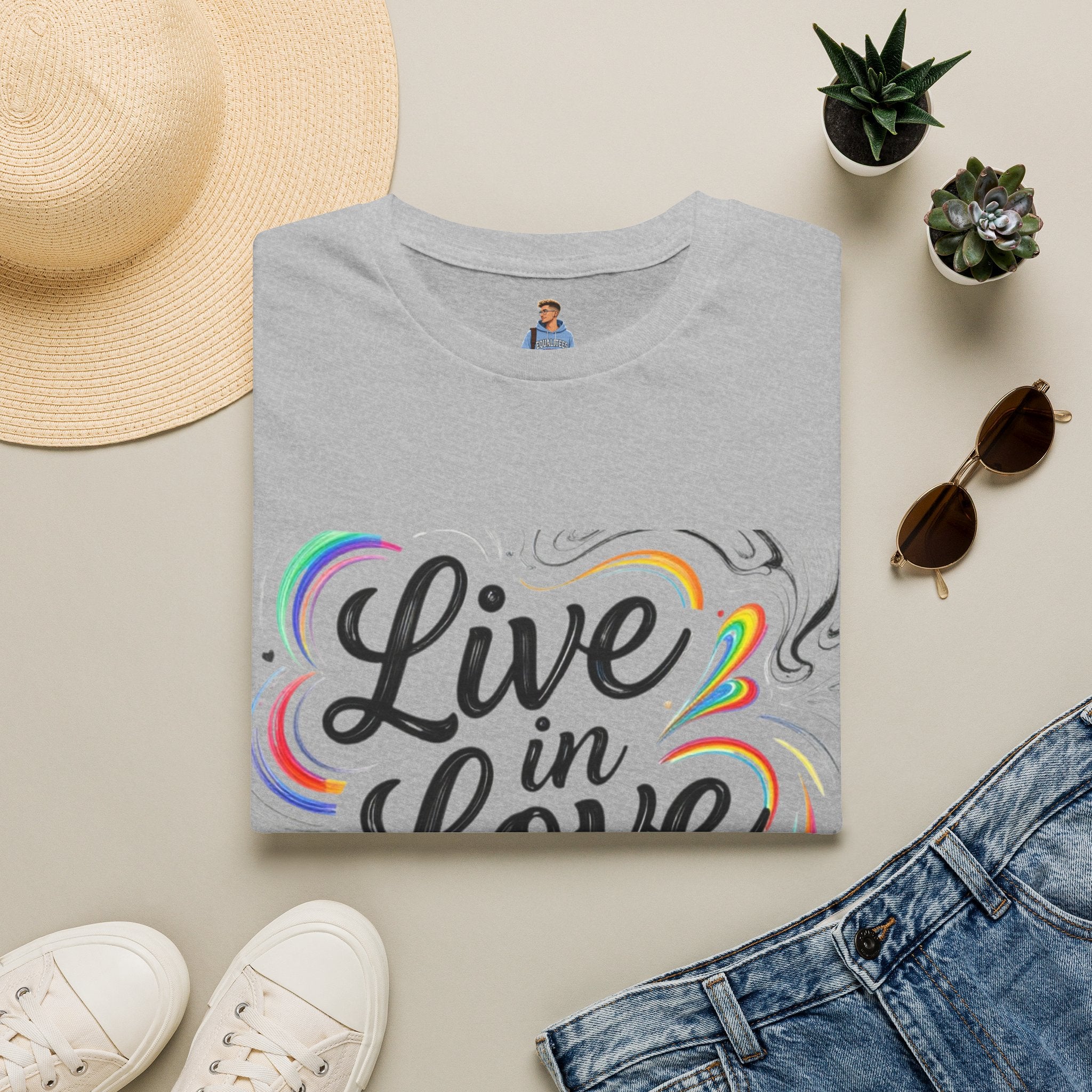 Live in Love Inspirational T-Shirt