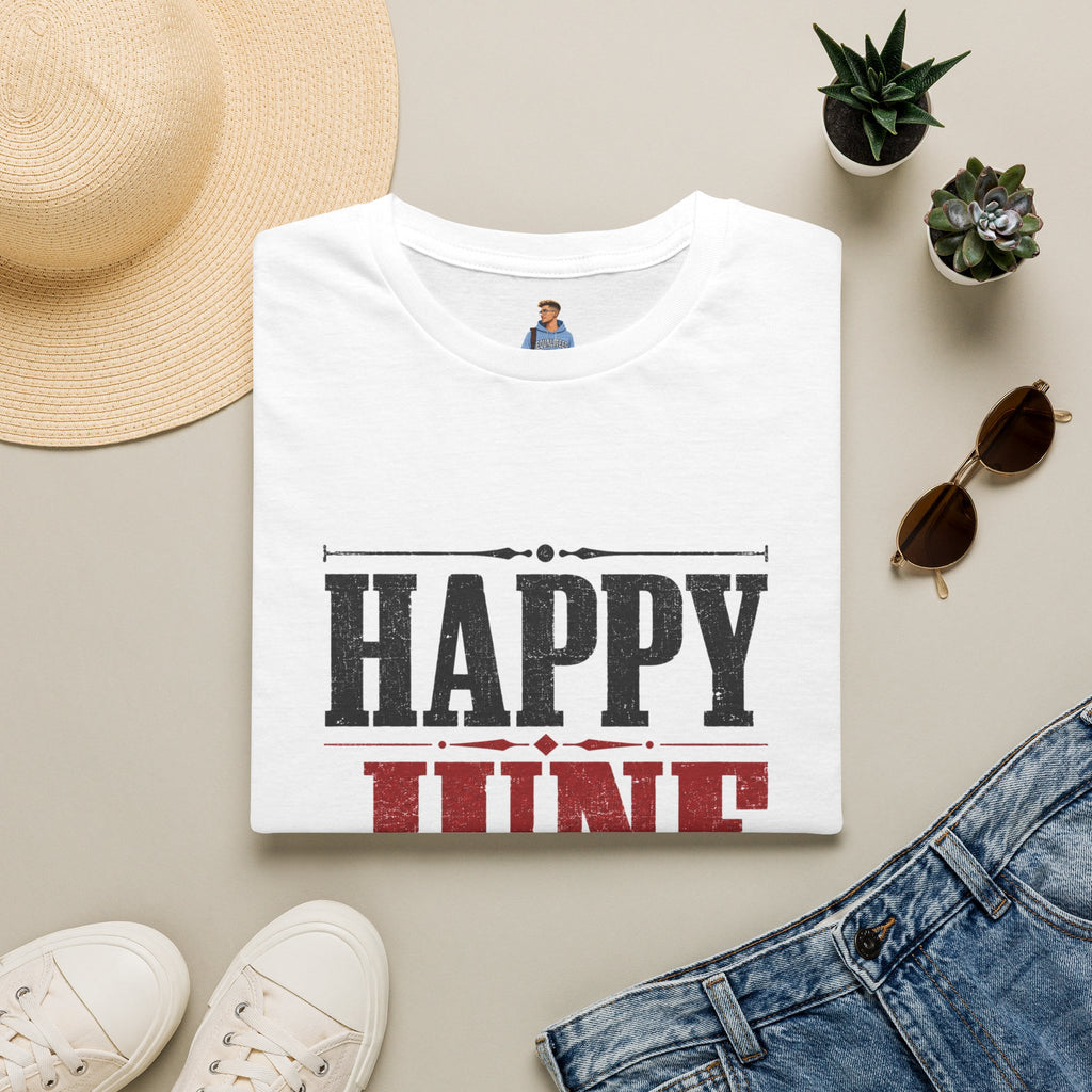 Juneteenth T-Shirt — "Happy Juneteenth" Celebration Tee