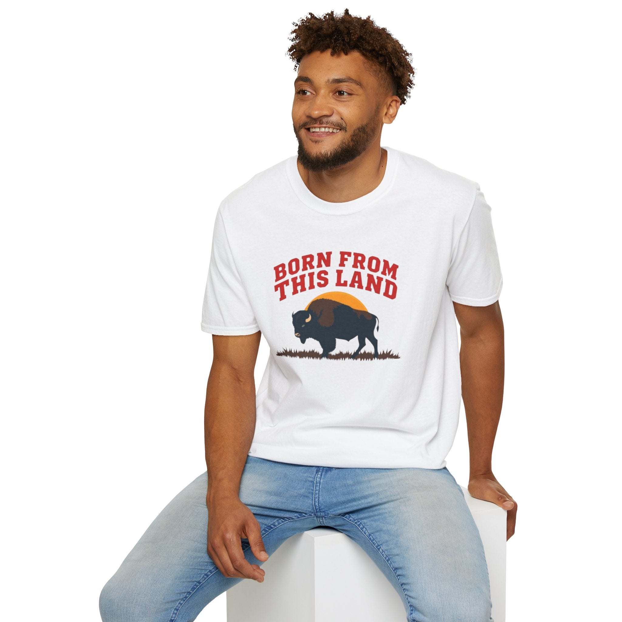 Born From this Land Native and Proud T-Shirt