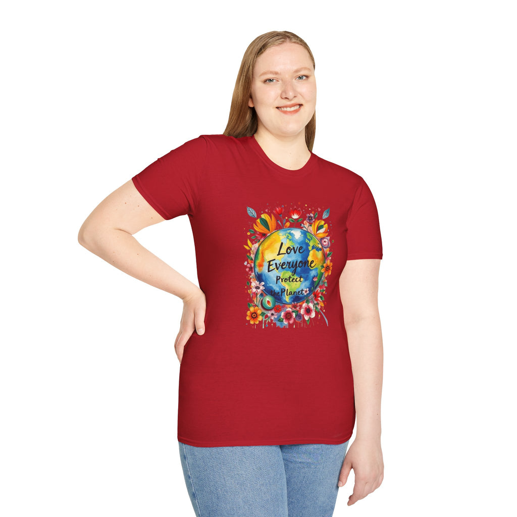 Love Everyone Protect The Planet T-Shirt