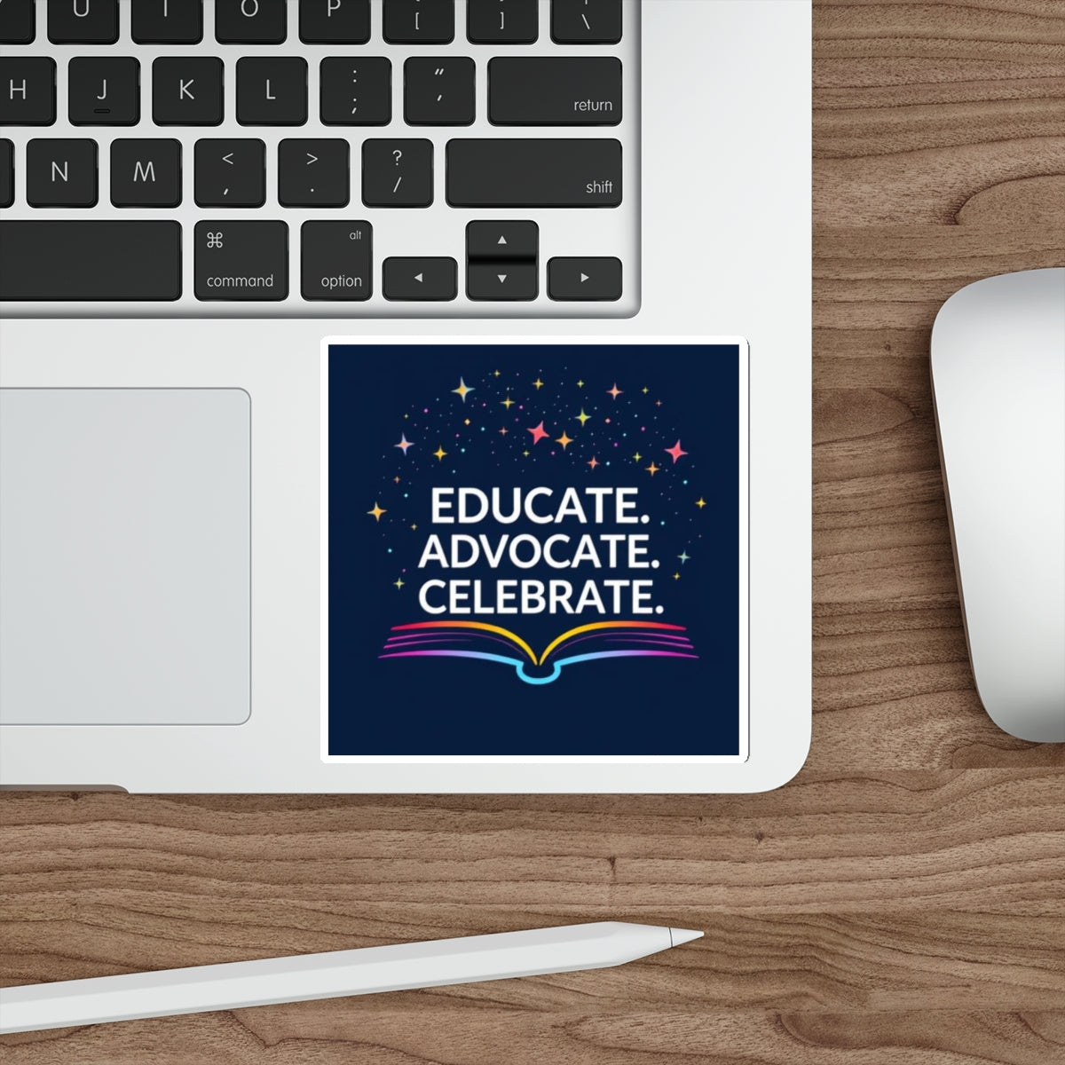 Educational Advocacy Die-Cut Stickers - Celebrate Learning! - Inspiring Designs for Students & Educators - EqualiTees.Me