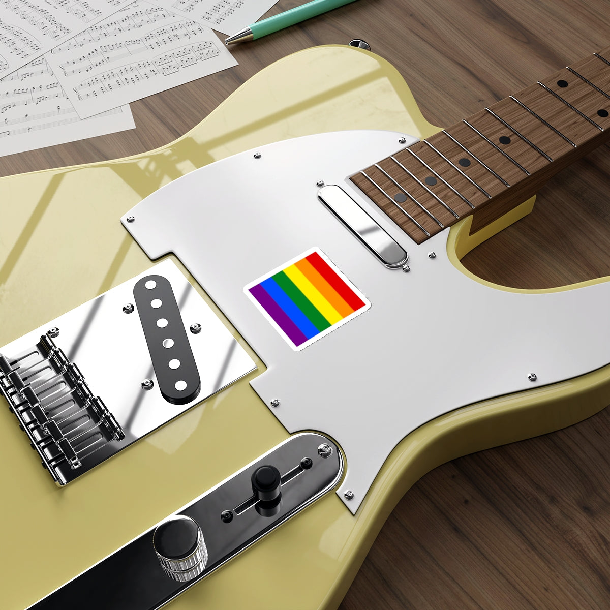 Die-Cut Stickers - Rainbow Flag - EqualiTees.Me