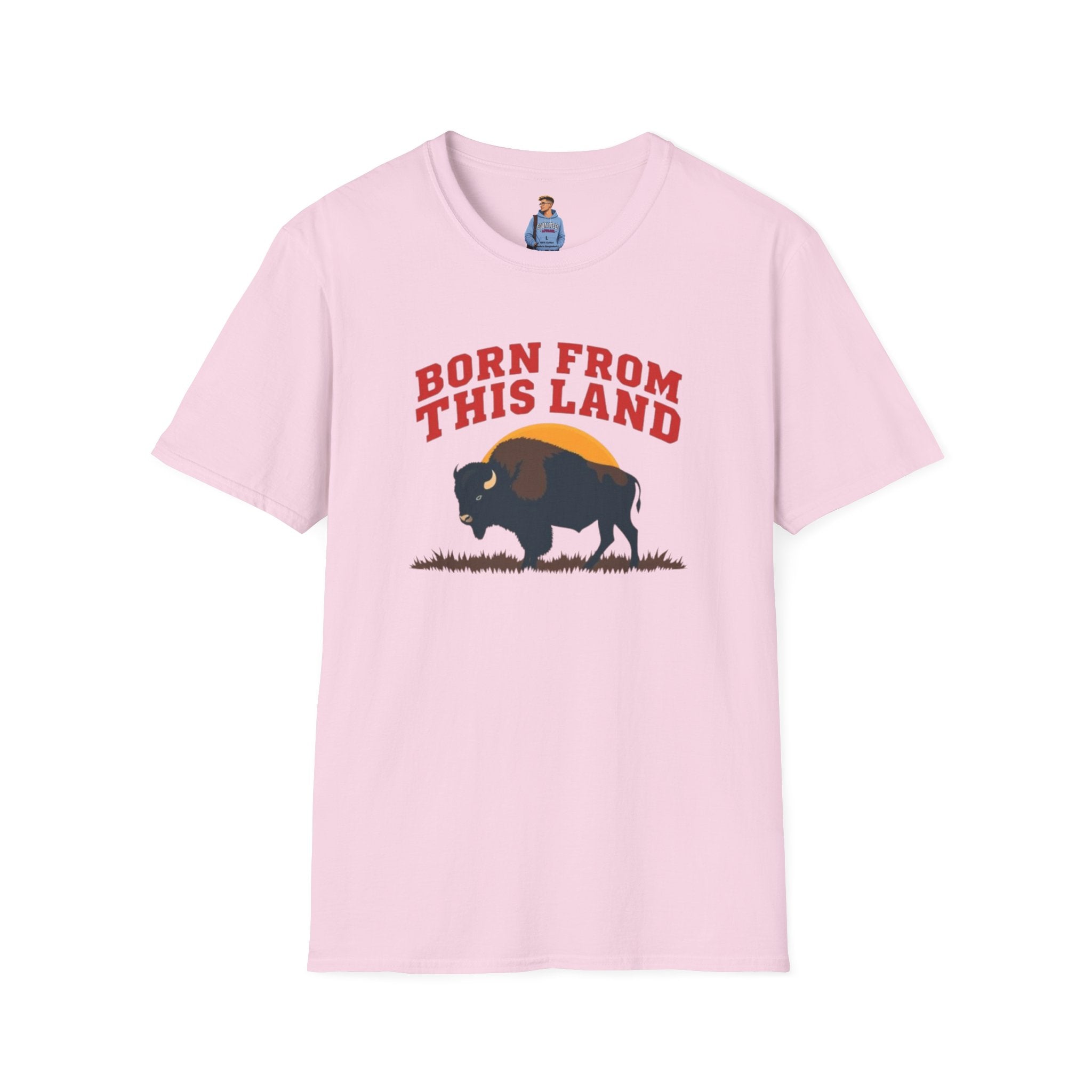 Born From this Land Native and Proud T-Shirt