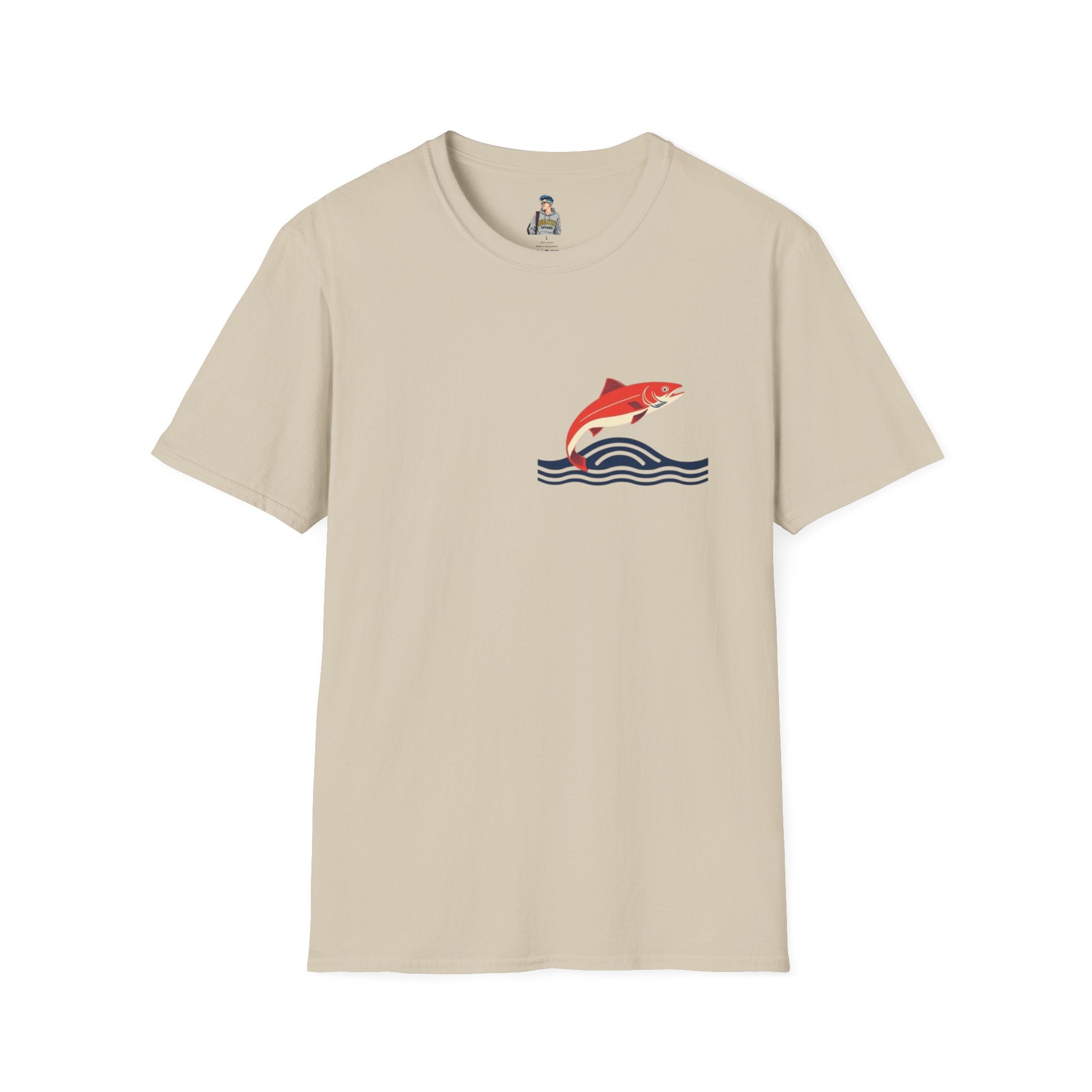 Jumping Salmon Native Pride Softstyle Unisex T-shirt