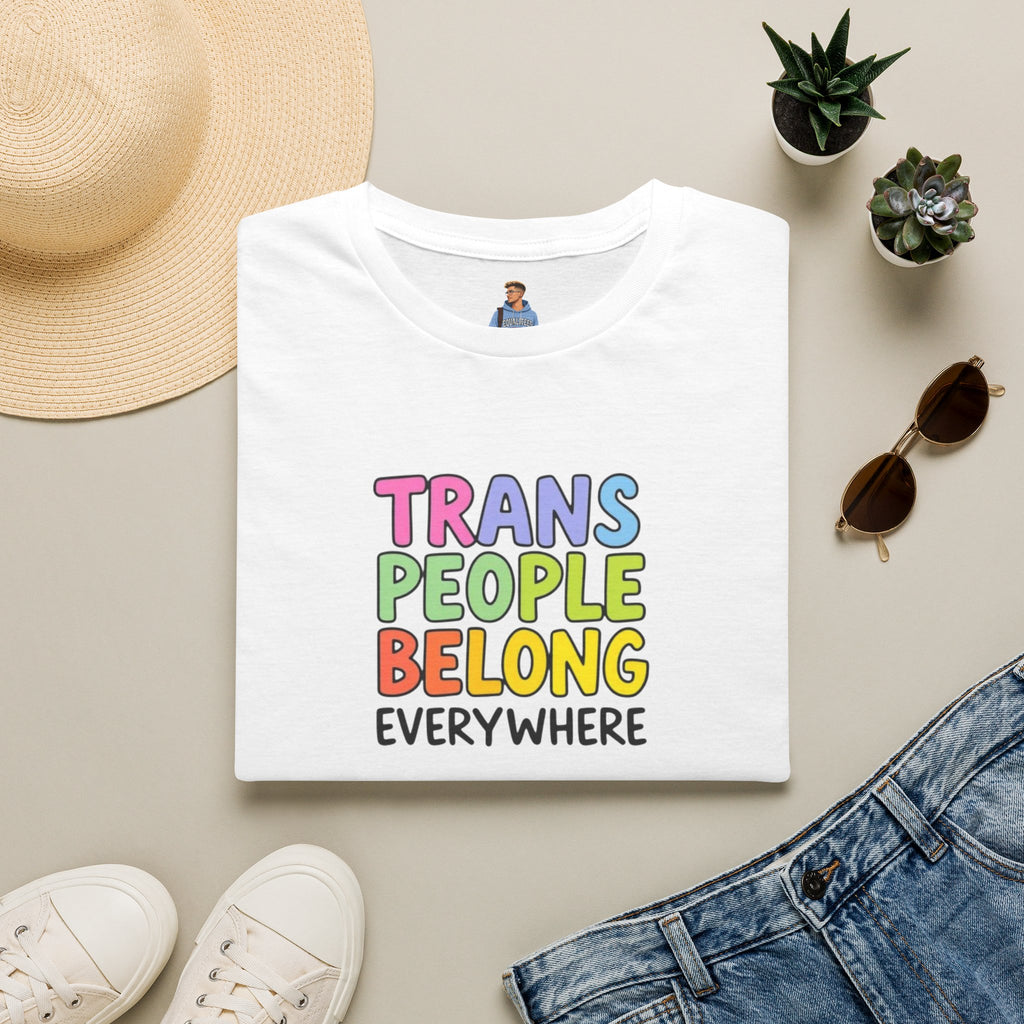 Trans People Belong Everywhere Unisex Softstyle T-Shirt