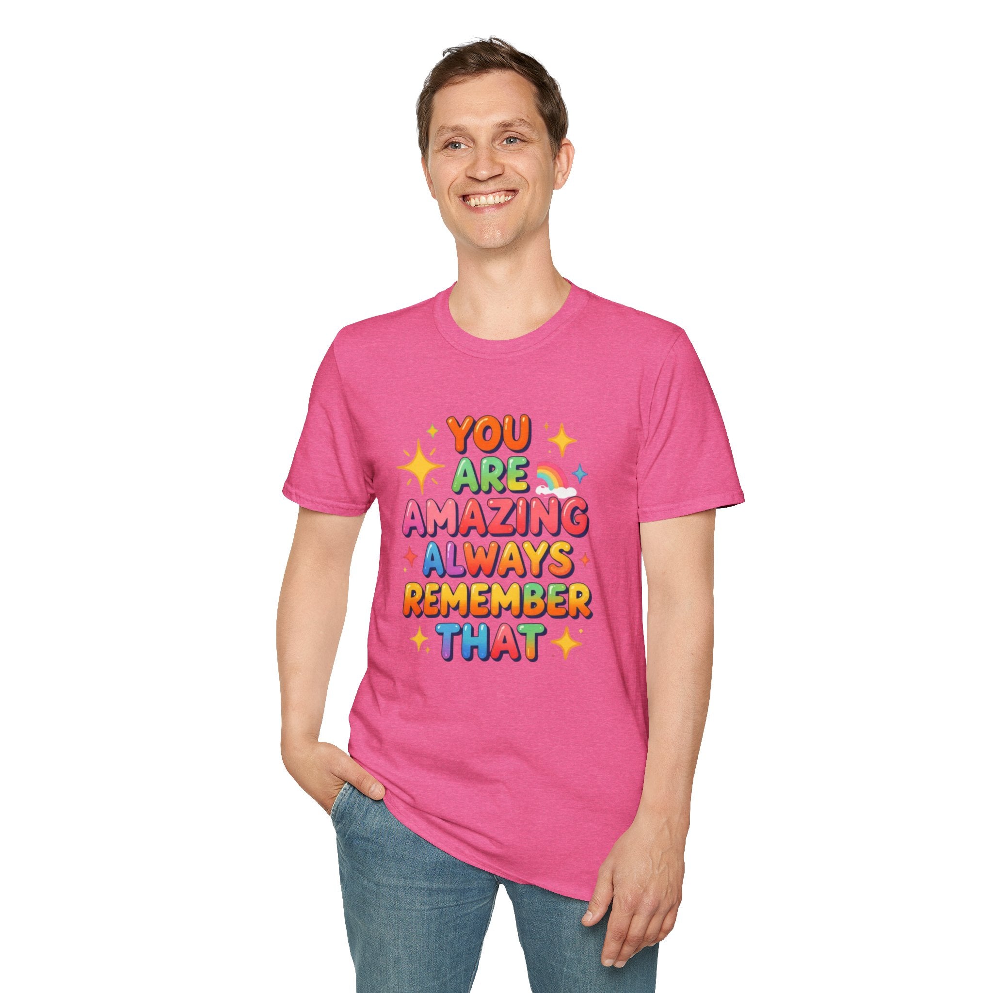 You Are Amazing T-Shirt — Colorful Inspirational Graphic Tee