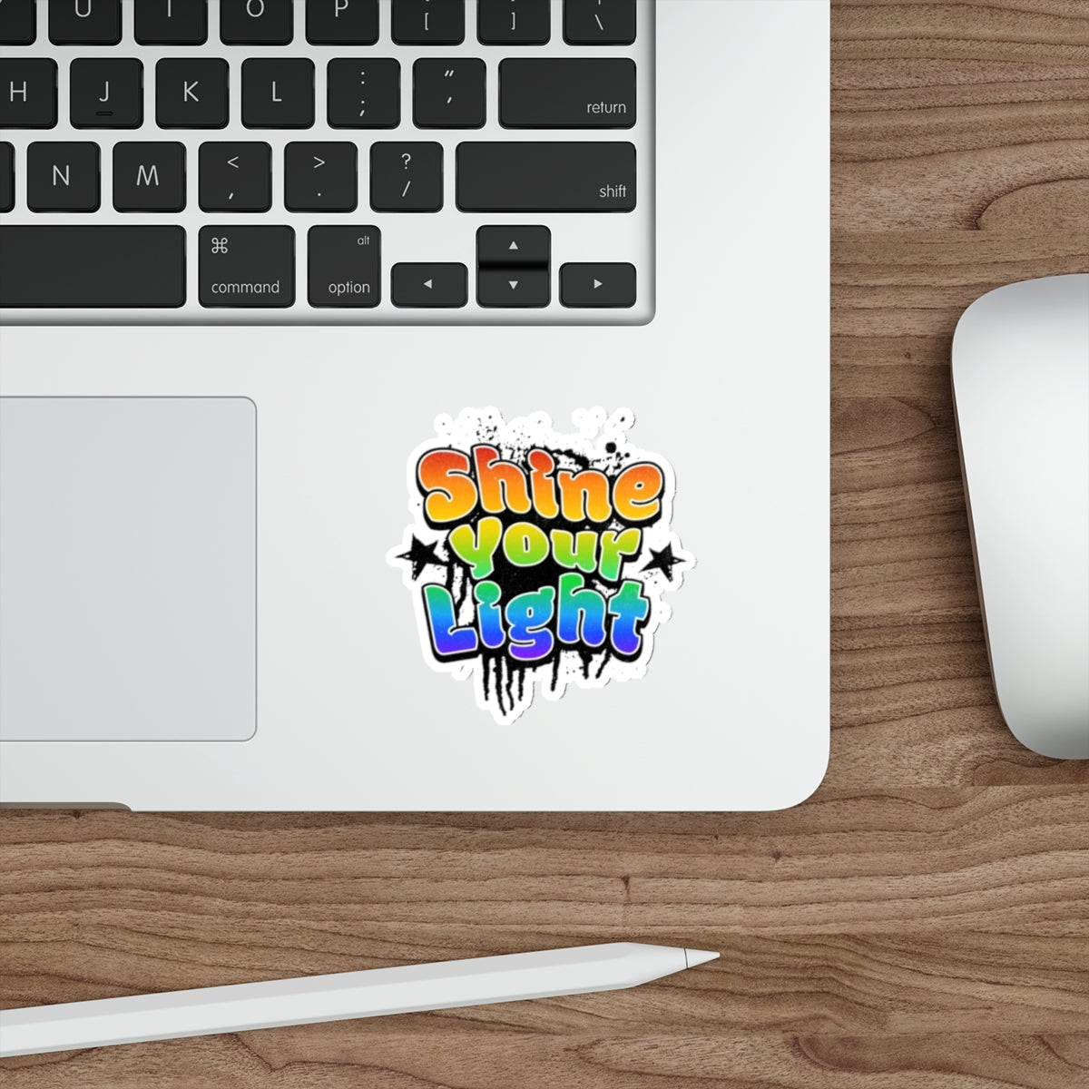 Die-Cut Stickers - Shine Your Light - EqualiTees.Me