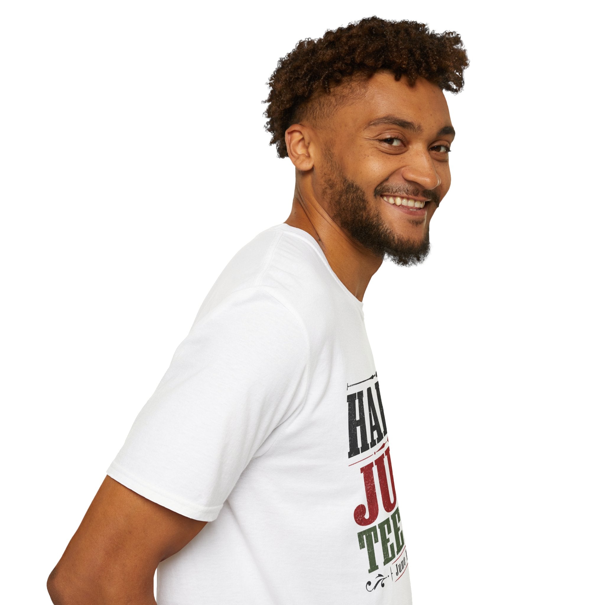 Juneteenth T-Shirt — "Happy Juneteenth" Celebration Tee