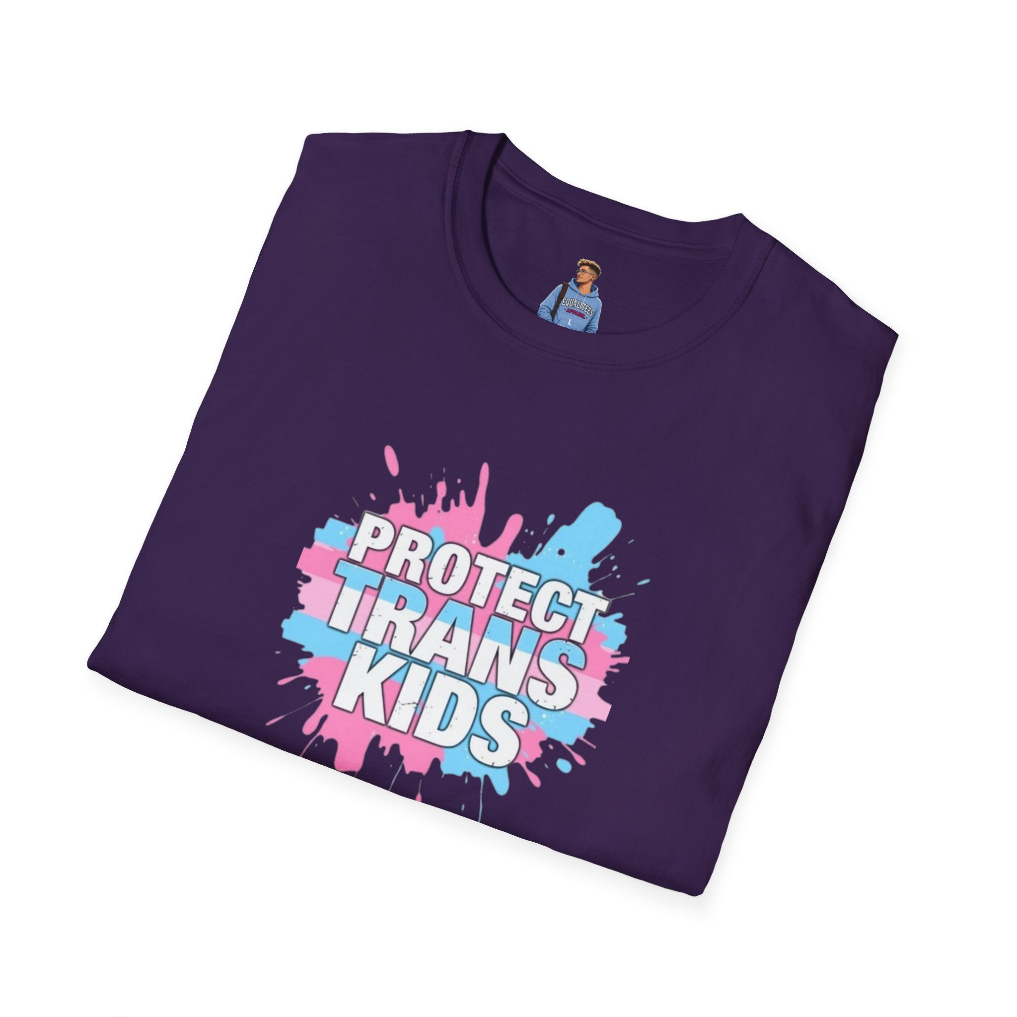Camiseta unisex infantil "Protect Trans" - Ropa de apoyo LGBTQ+