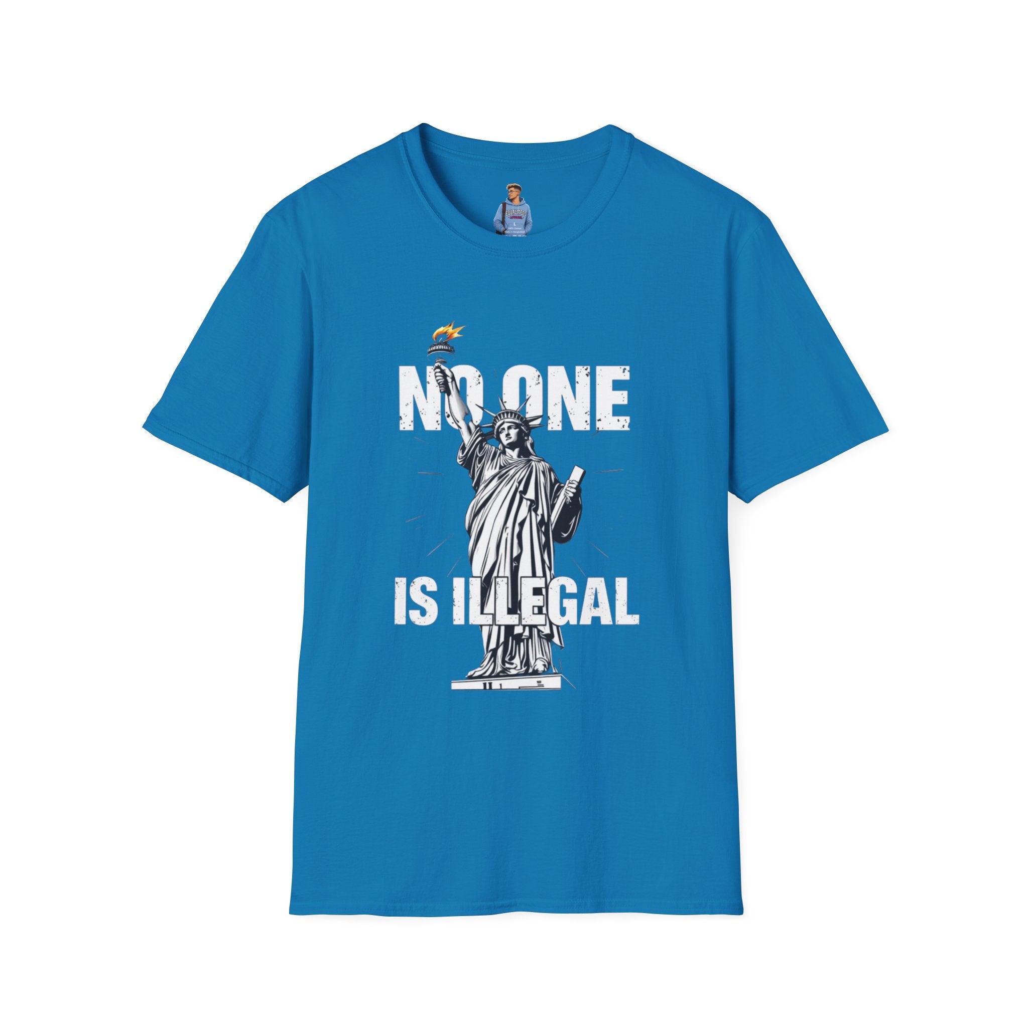 No One Is Illegal Graphic T-shirt