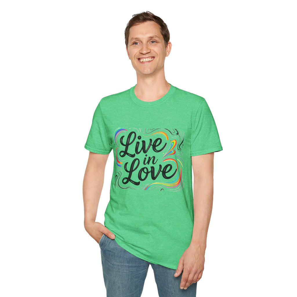 Live in Love Inspirational T-Shirt