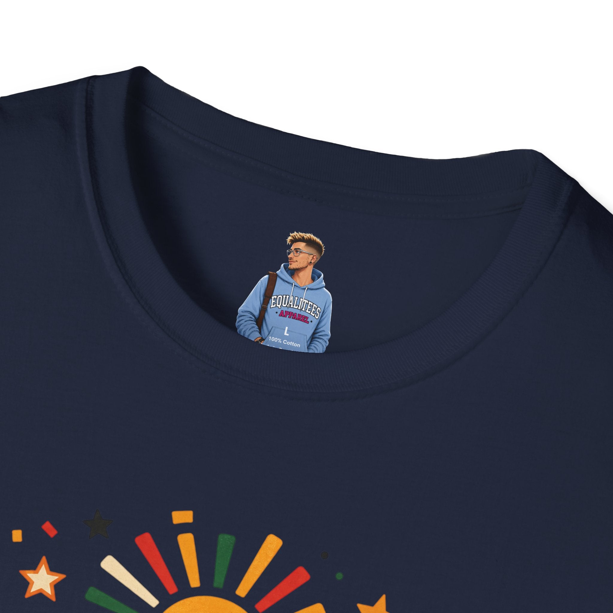 Juneteenth T-Shirt - "Happy Juneteenth" Retro Celebration Tee