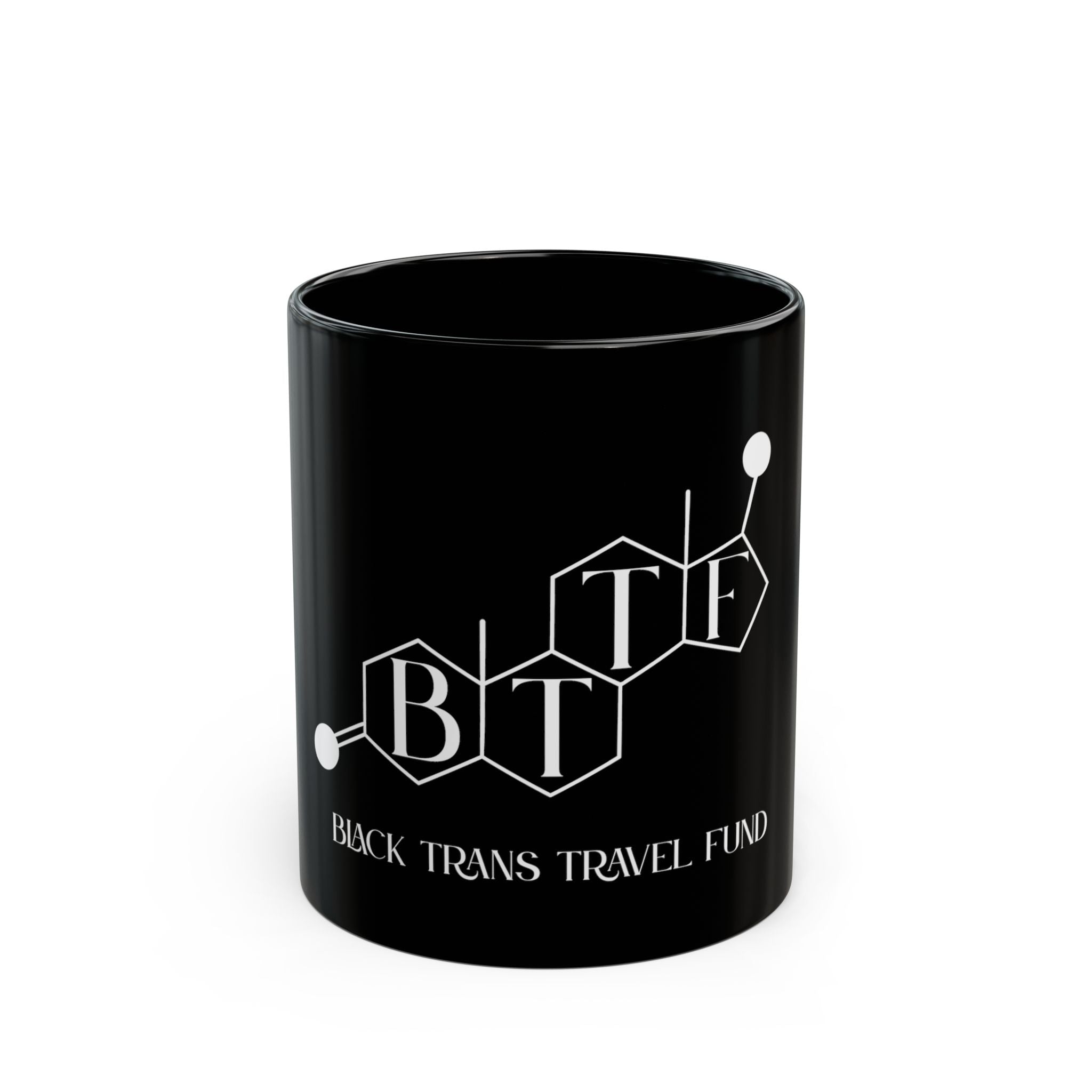 BTTF - Black Trans Travel Fund Black Ceramic Mug 11oz/15oz