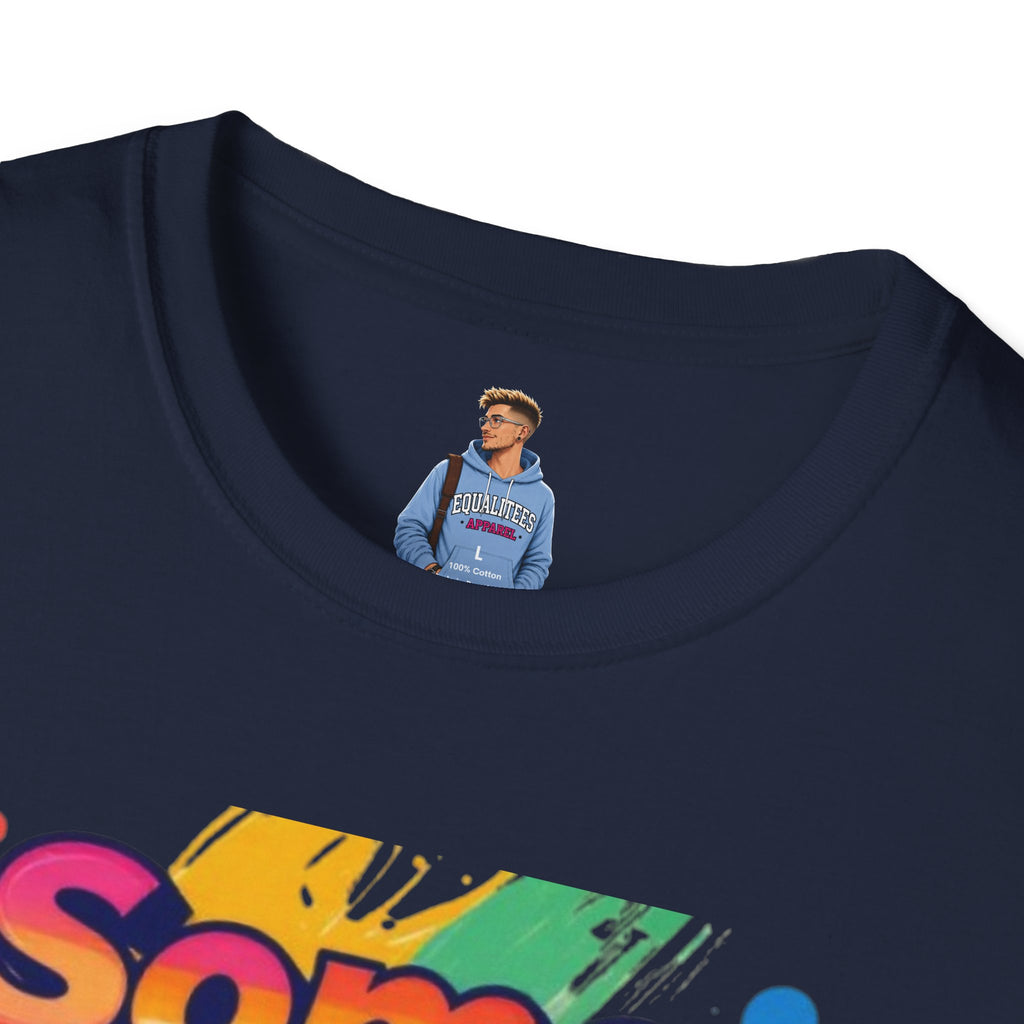Some People Are Queer T-Shirt Rainbow Graphic