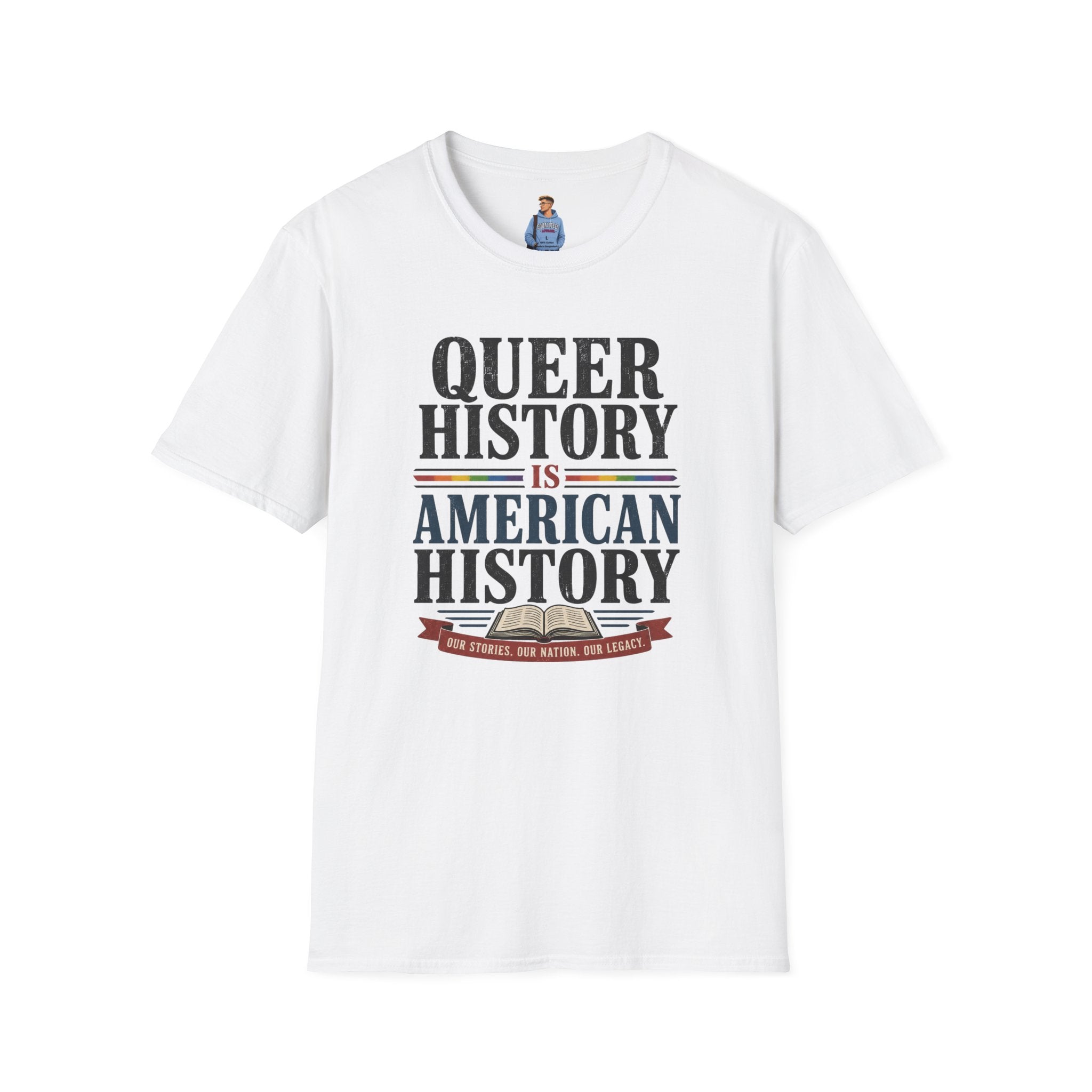 Queer History Is American — Graphic T-Shirt