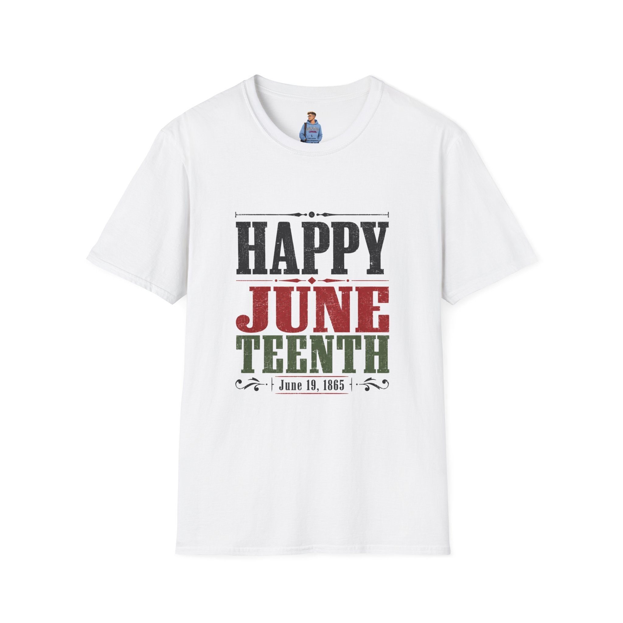 Juneteenth T-Shirt — "Happy Juneteenth" Celebration Tee