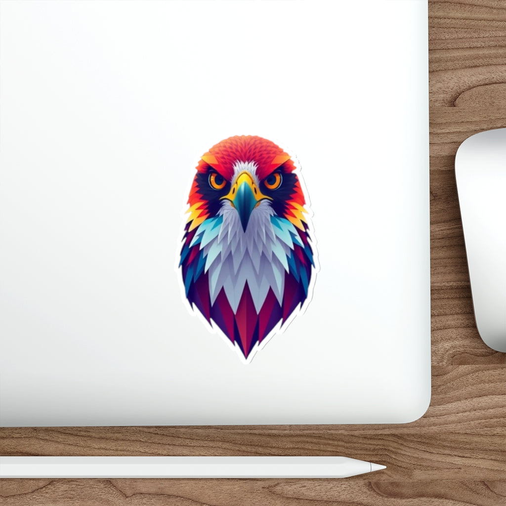 Rainbow Falcon Pride Die-Cut Sticker