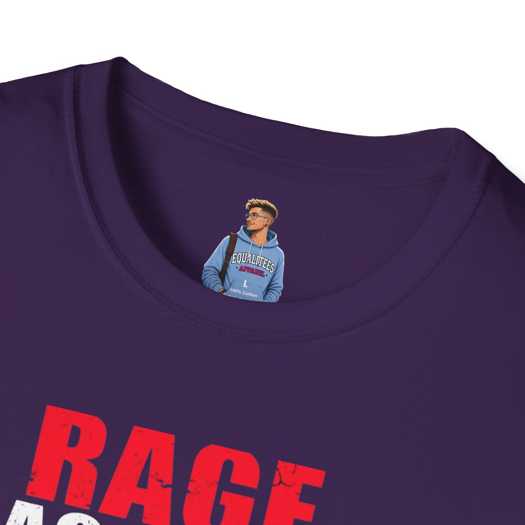 Camiseta unisex Softstyle - Camiseta gráfica "Rage Against the BS"