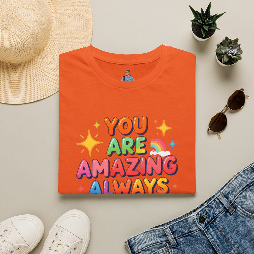 You Are Amazing T-Shirt — Colorful Inspirational Graphic Tee