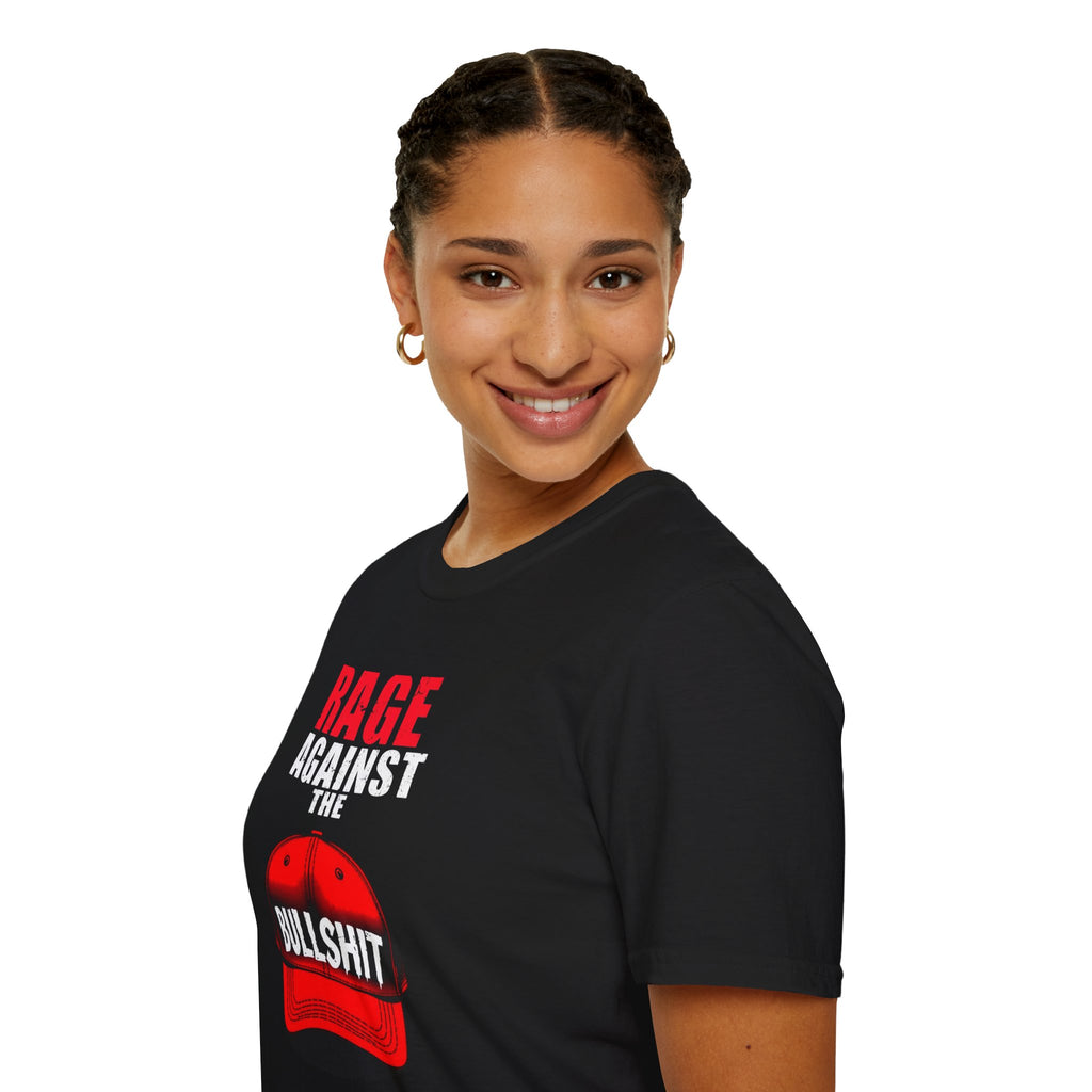 Camiseta unisex Softstyle - Camiseta gráfica "Rage Against the BS"
