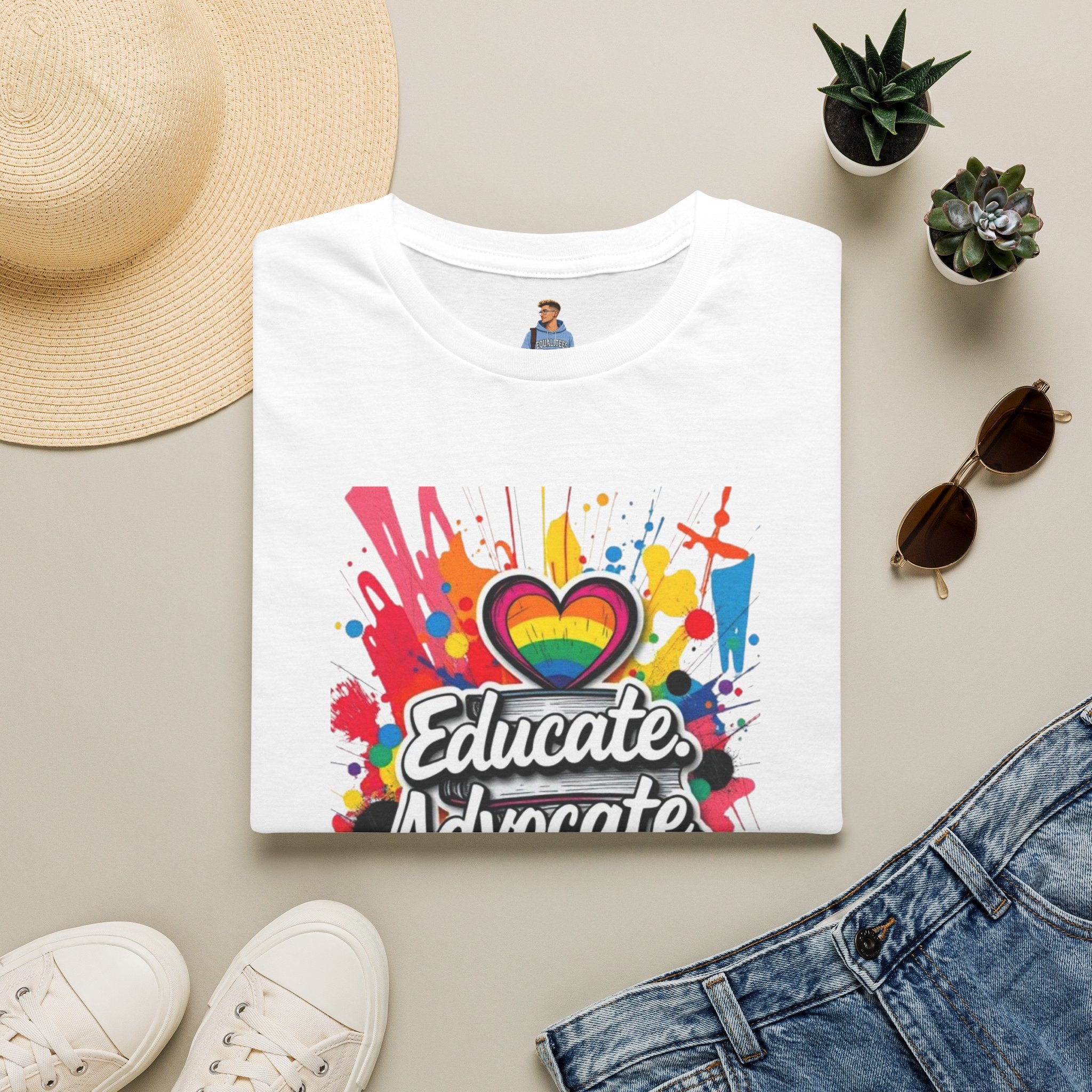Educate Advocate Celebrate Unisex T-Shirt