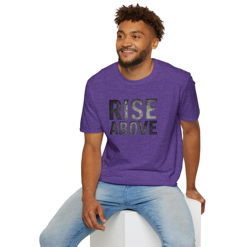 Rise Above Motivational Graphic T-Shirt