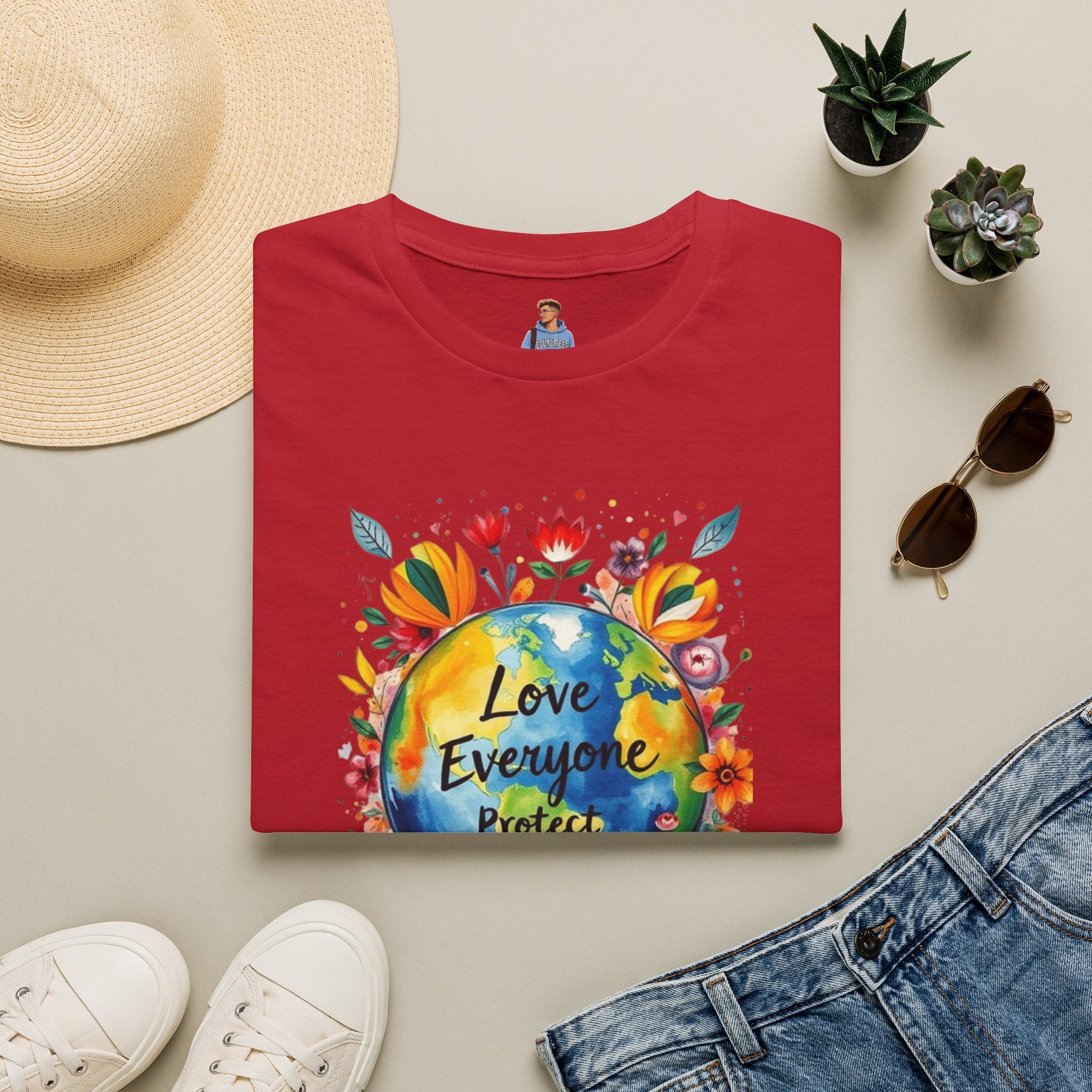 Love Everyone Protect The Planet T-Shirt