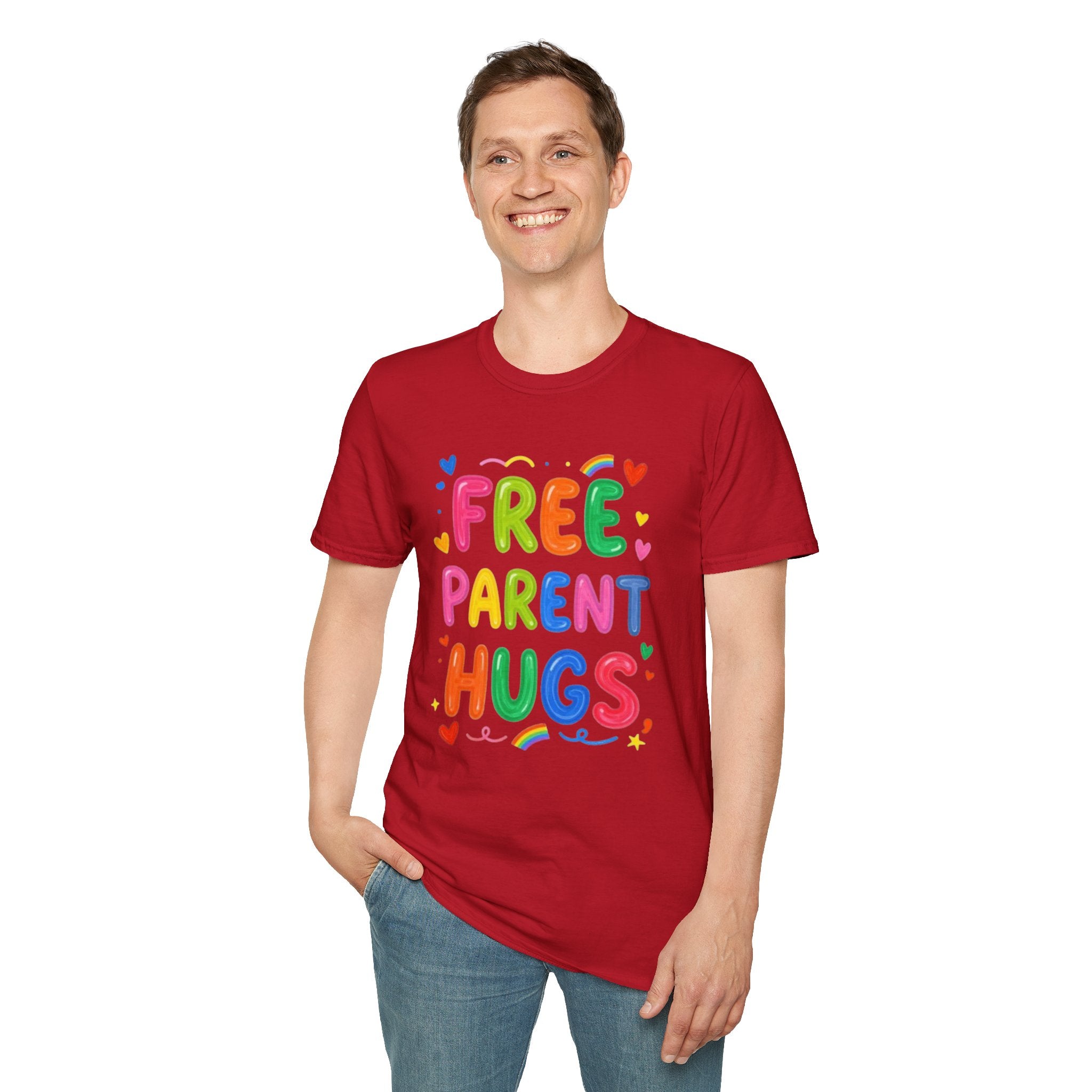 Free Parent Hugs Affirming T-Shirt