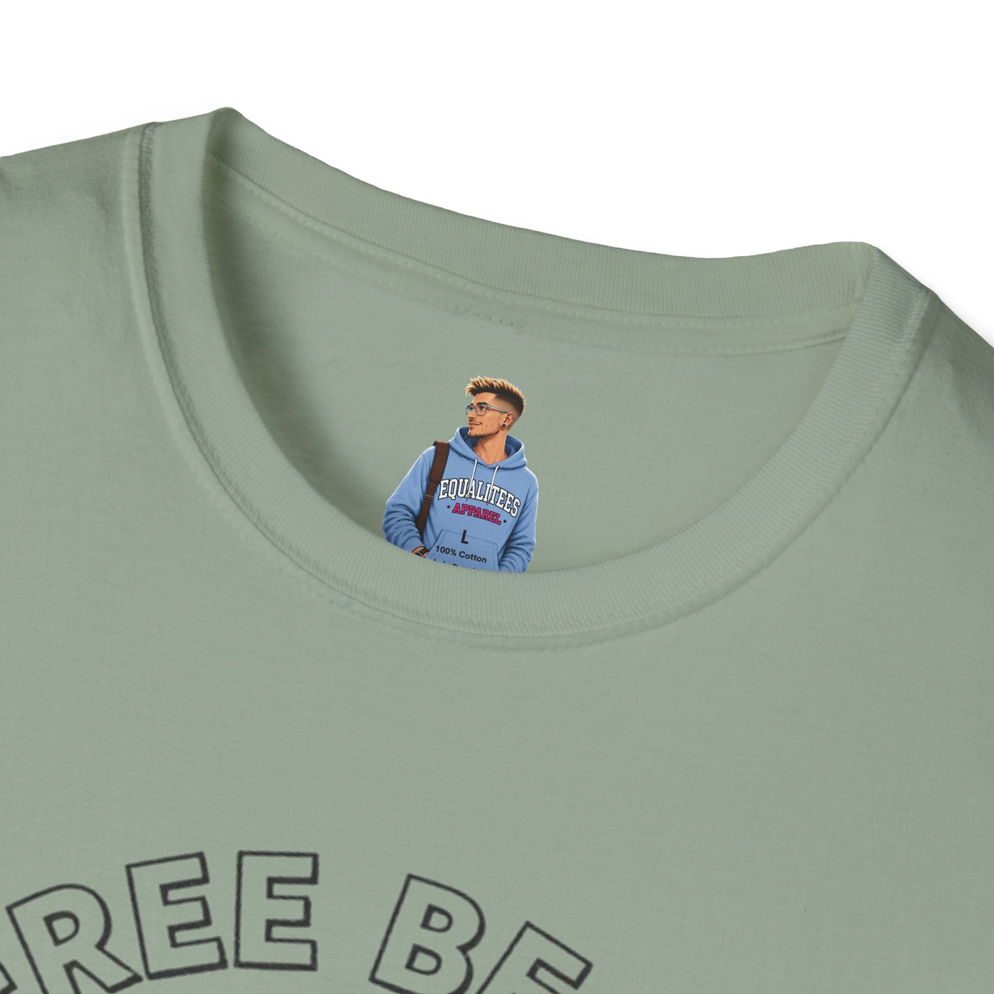 Free Bear Hugs Rainbow Paw T-Shirt