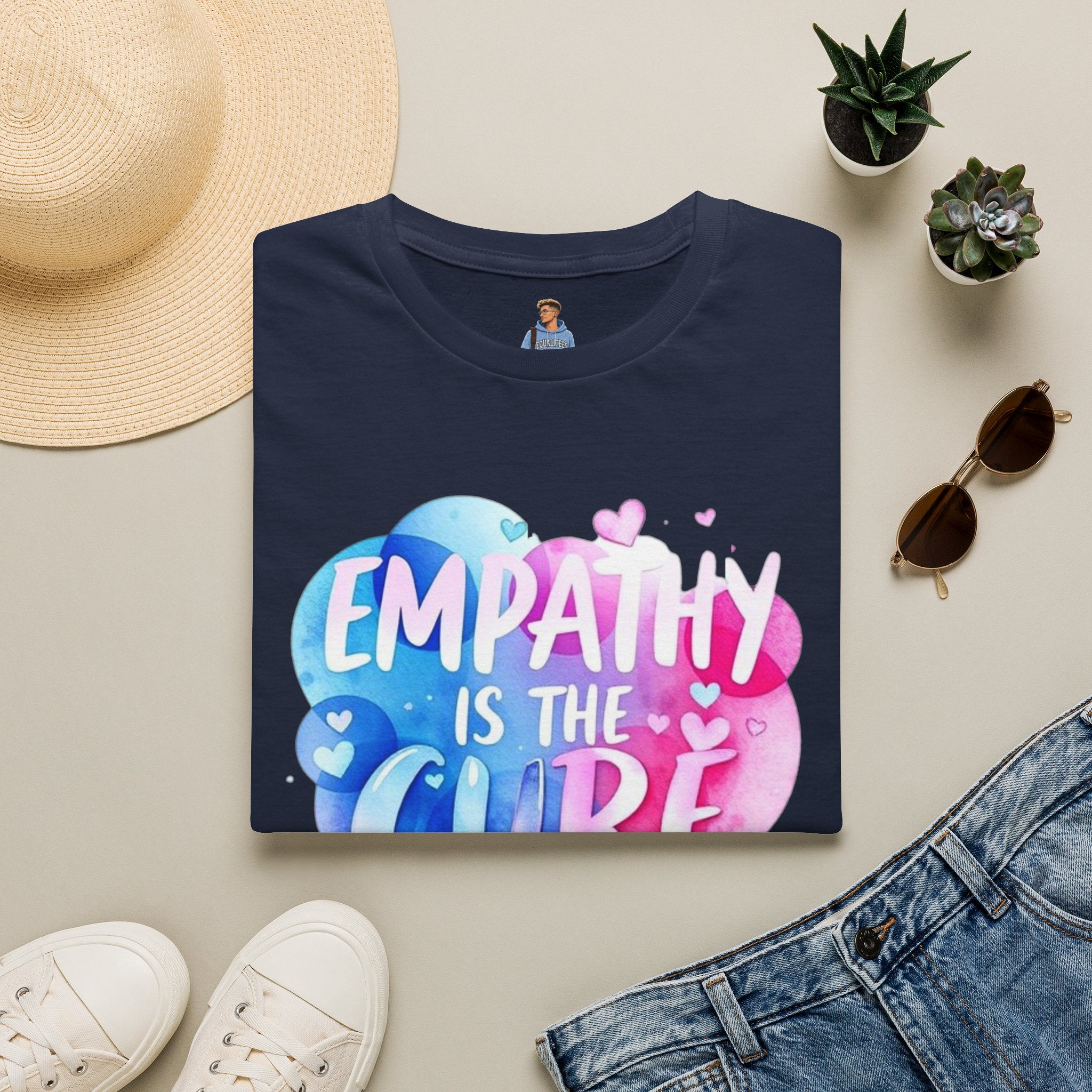 Empathy is the Cure Unisex Softstyle T-Shirt - Comfortable and Inspirational Tee for Everyday Wear