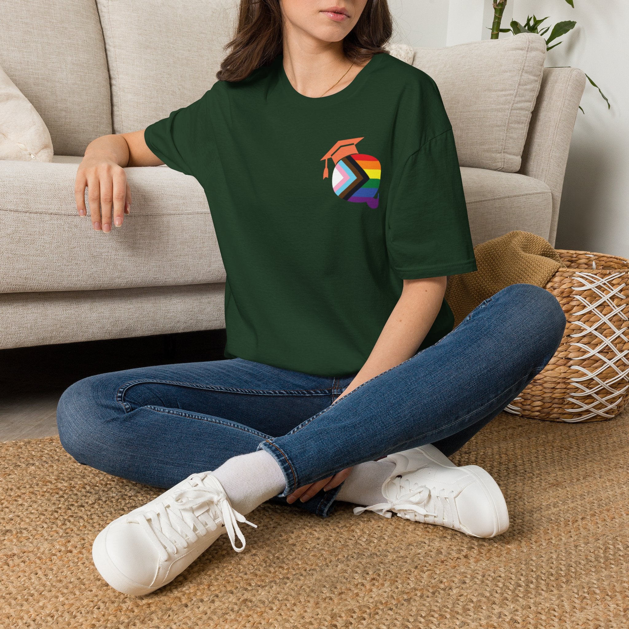 TWQ - Teaching While Queer Unisex Softstyle Logo T-shirt