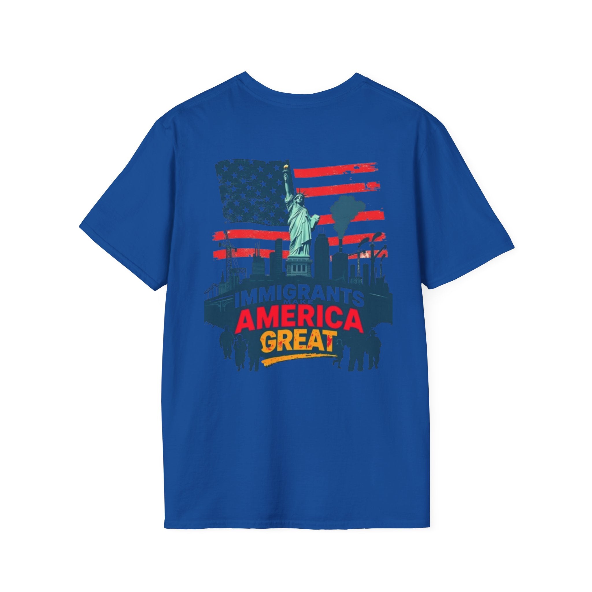 Estoy Contigo (I Am With You) Los inmigrantes hacen grande a Estados Unidos Camiseta unisex de estilo suave Camiseta clásica de protesta