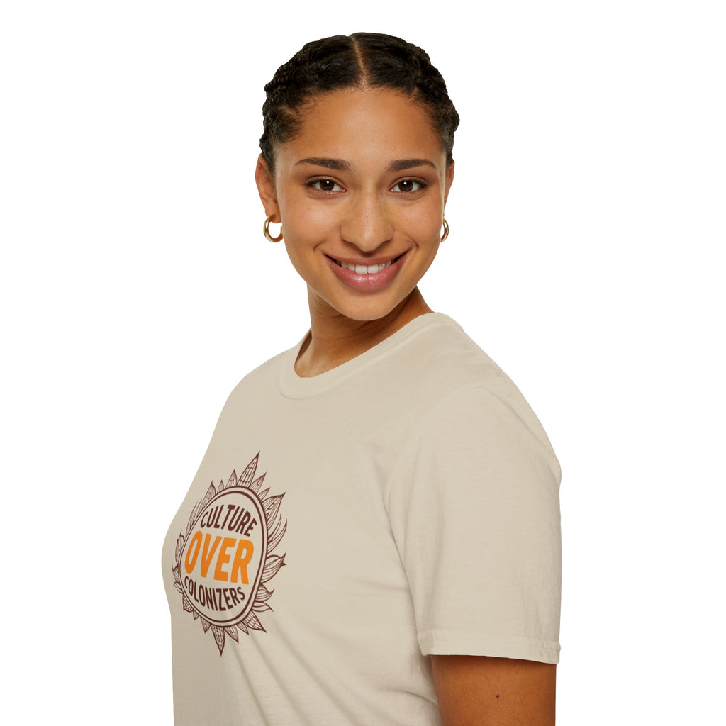 Culture Over Colonizers Unisex Softstyle T-Shirt