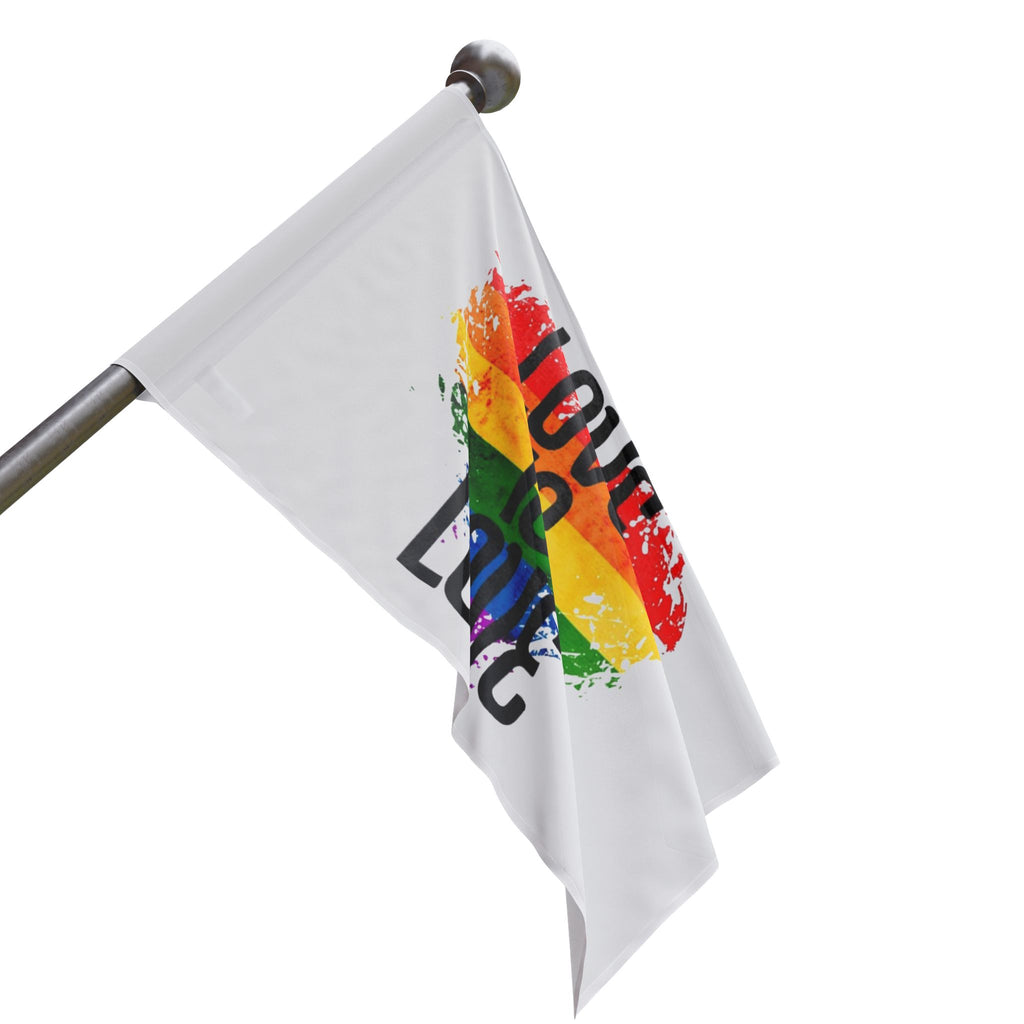 Love is Love Pride Flag - Aesthetic LGBTQ+ Banner for Celebration & Home Decor - EqualiTees.Me