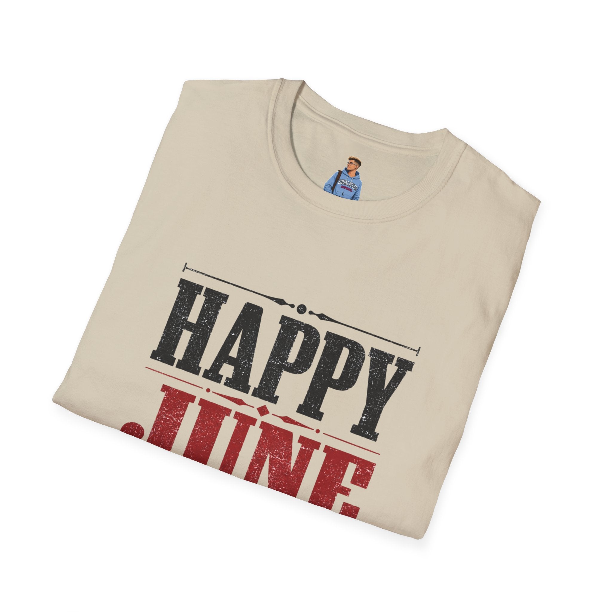 Juneteenth T-Shirt — "Happy Juneteenth" Celebration Tee