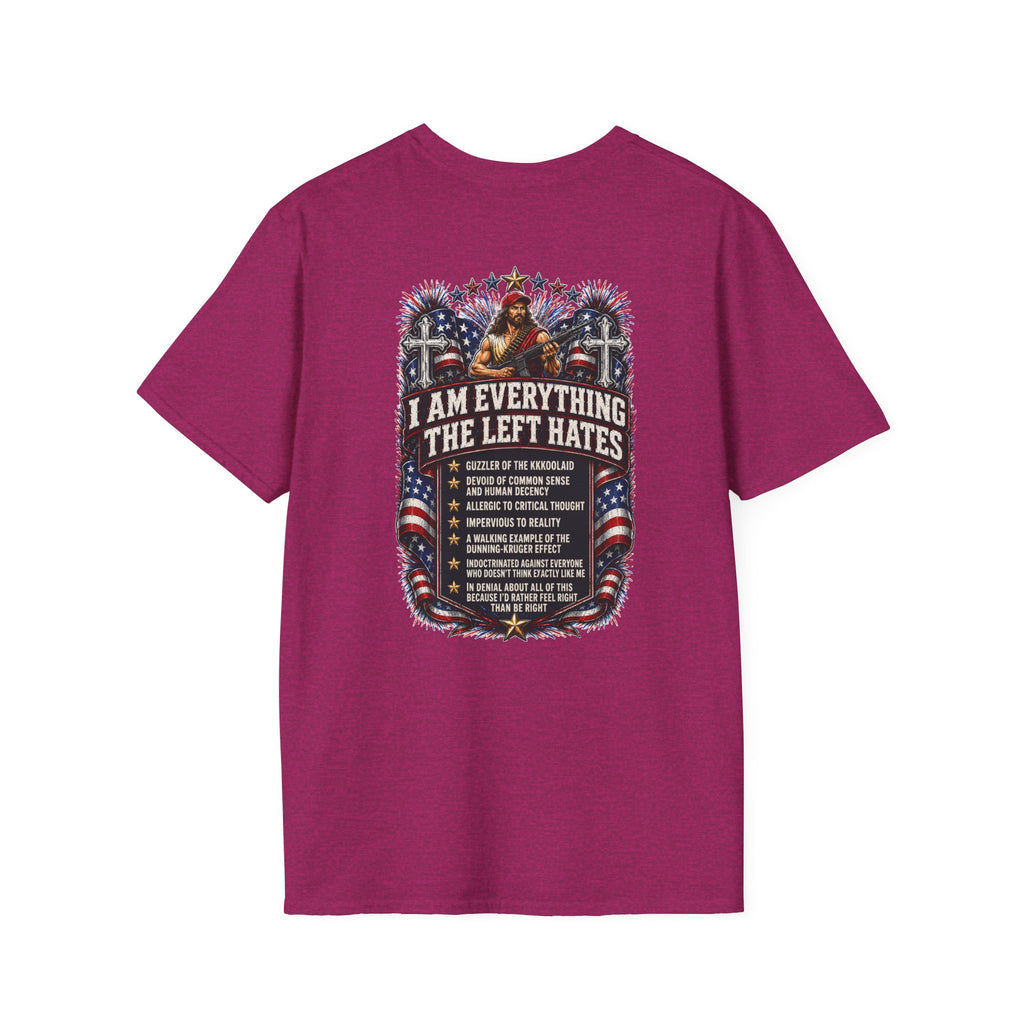 Star Spangled Awesome Graphic Tee ("Proud to Be Delusional Bootlicking Nazi Trash")