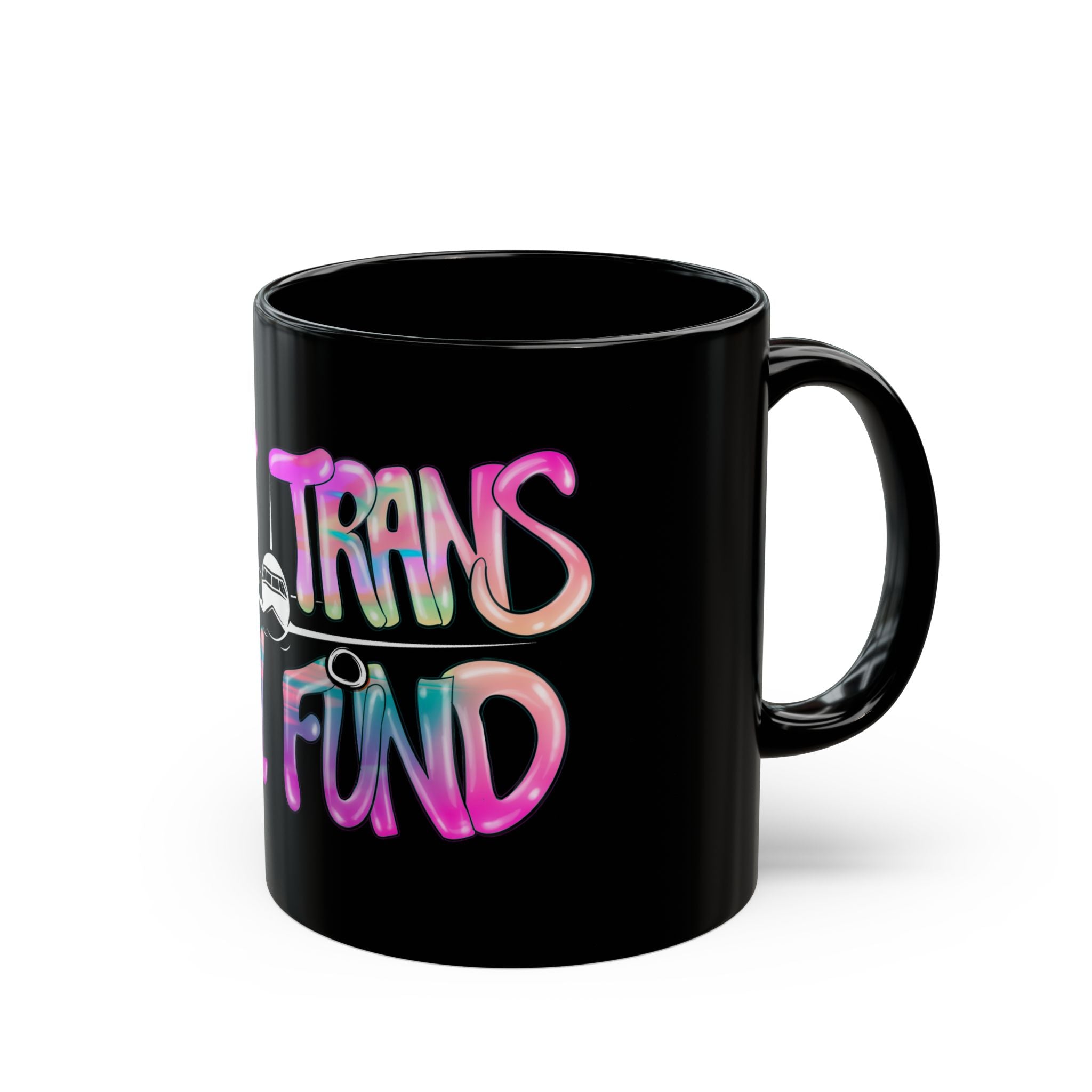 BTTF - Black Trans Travel Fund Black Ceramic Mug 11oz/15oz