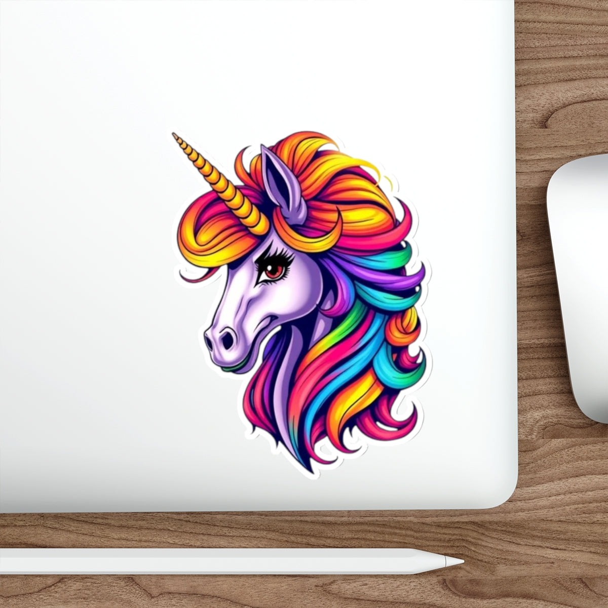 Die-Cut Stickers Purple Unicorn - EqualiTees.Me