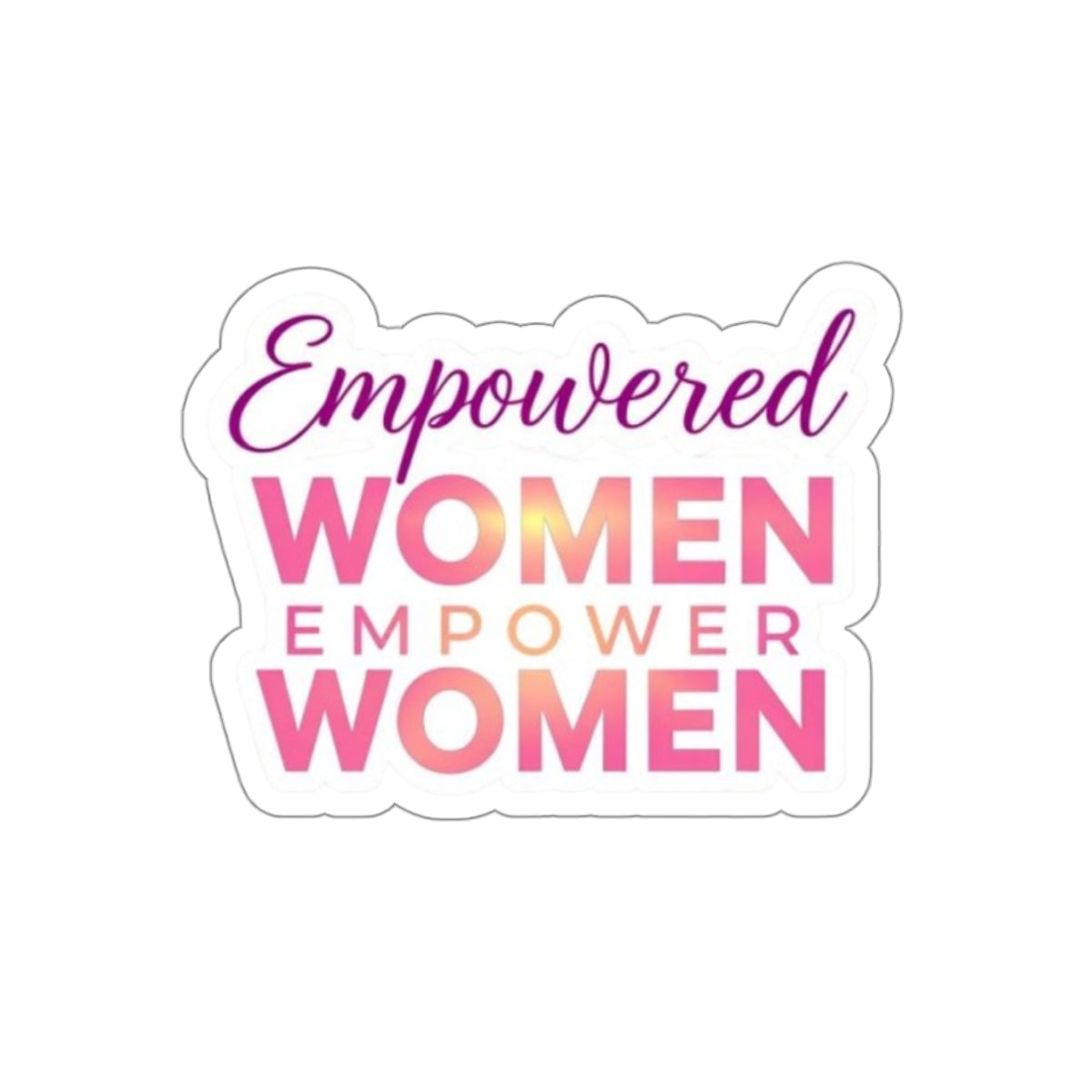 Empower Women Die-Cut Sticker